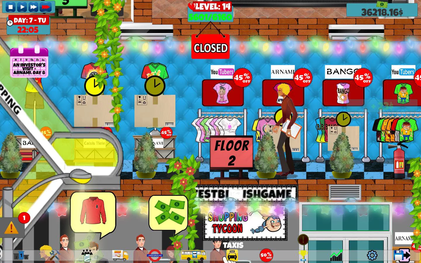 Изображение игры: Shopping Tycoon