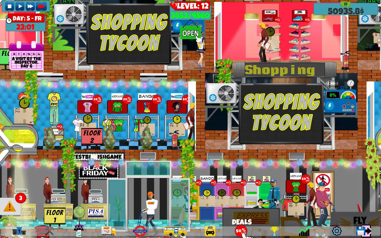 Изображение игры: Shopping Tycoon