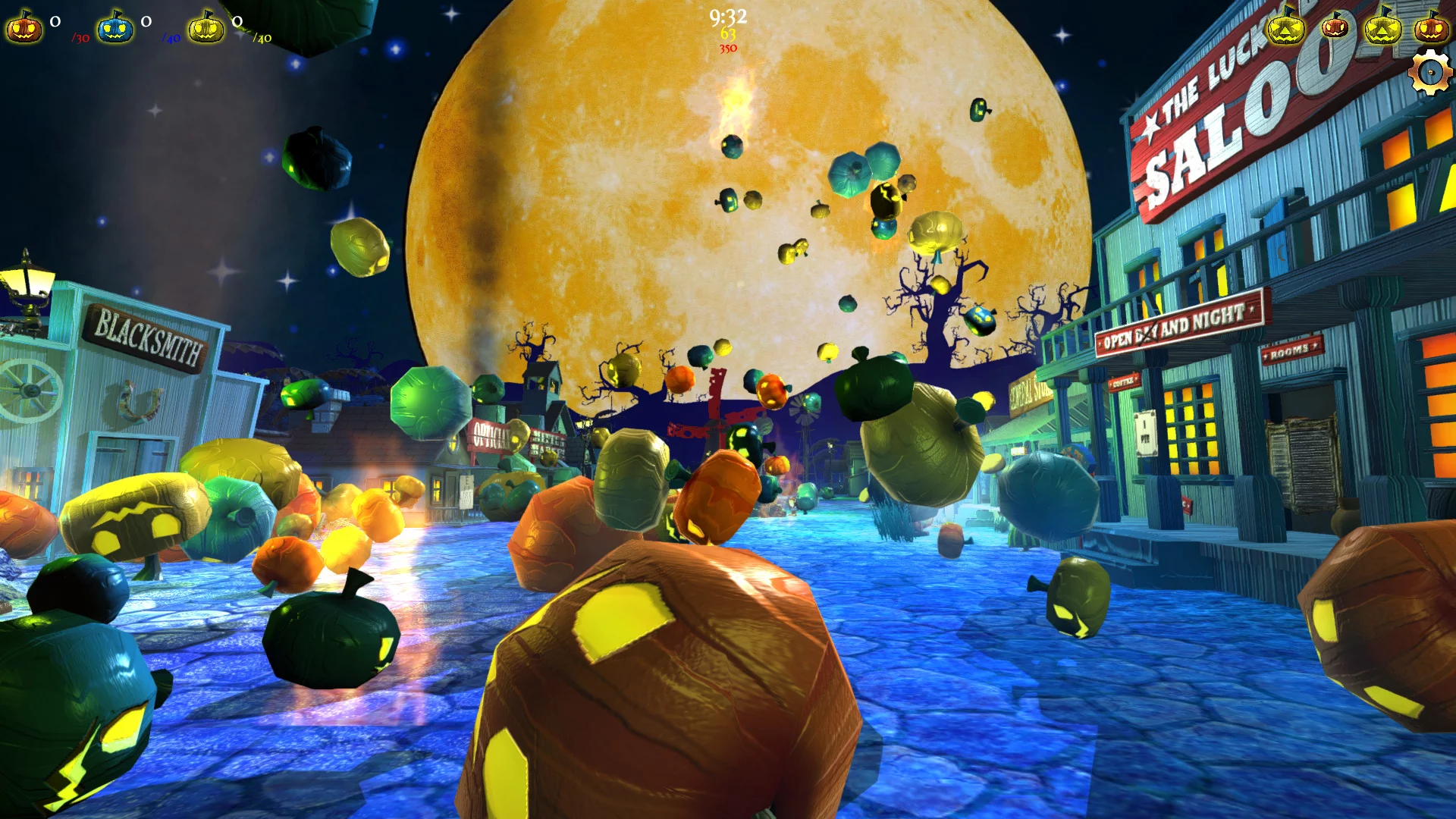Изображение игры: Rain of Pumpkins