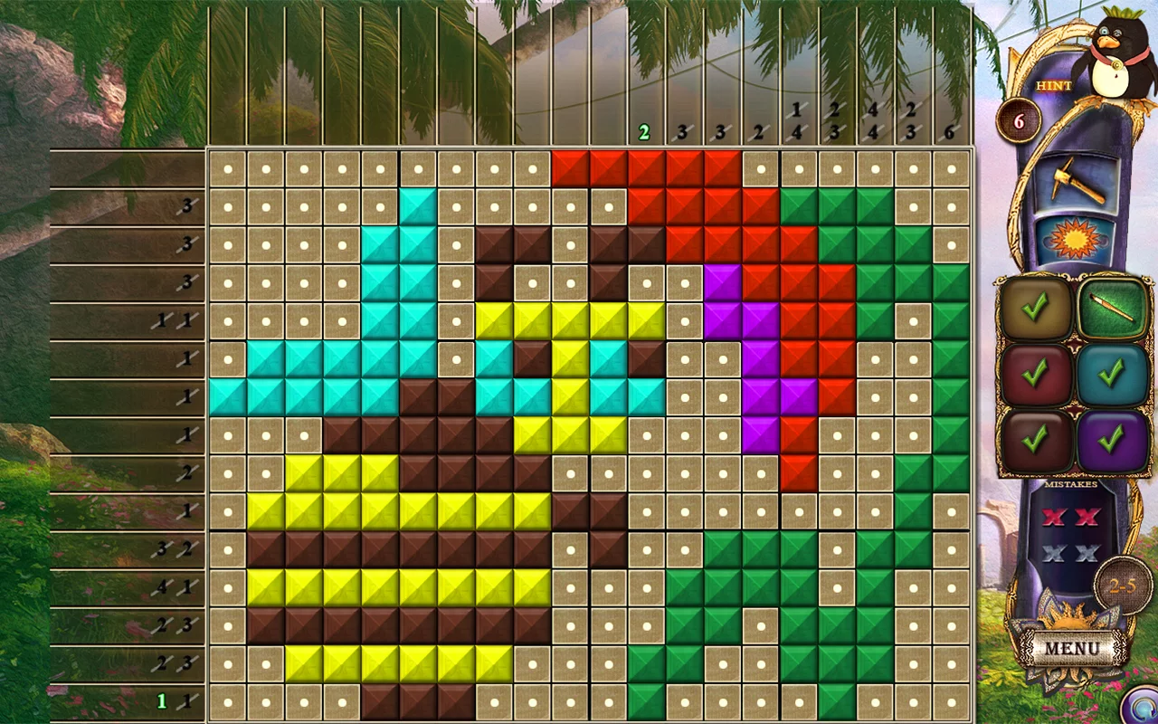 Изображение игры: Fantasy Mosaics 17: New Palette