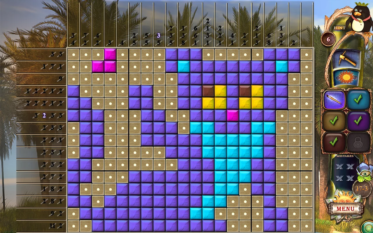 Изображение игры: Fantasy Mosaics 18: Explore New Colors