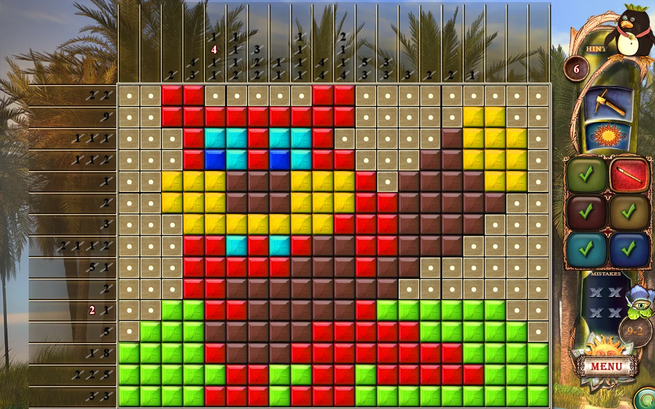 Изображение игры: Fantasy Mosaics 18: Explore New Colors