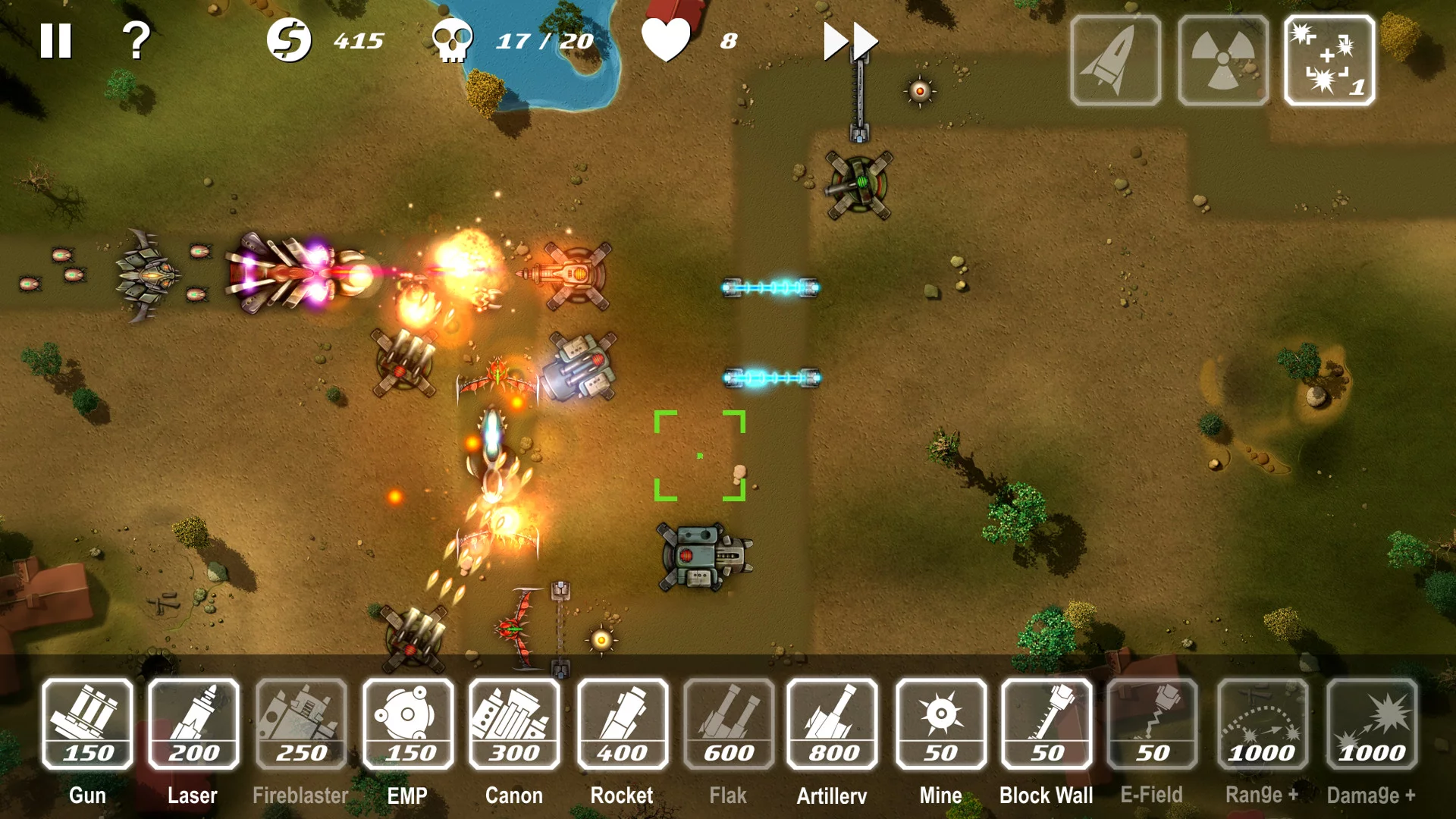 Изображение игры: M.A.C.E. Tower Defense