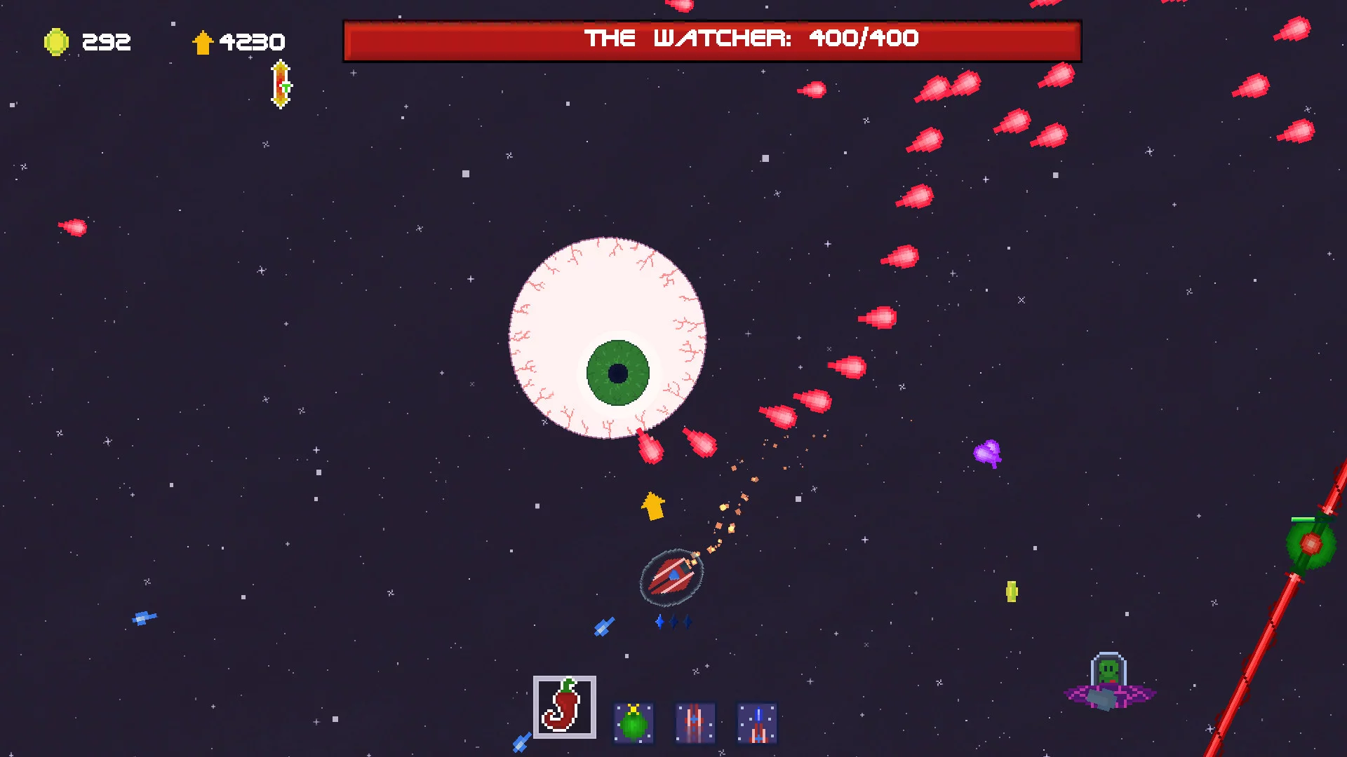 Изображение игры: Aliens&Asteroids