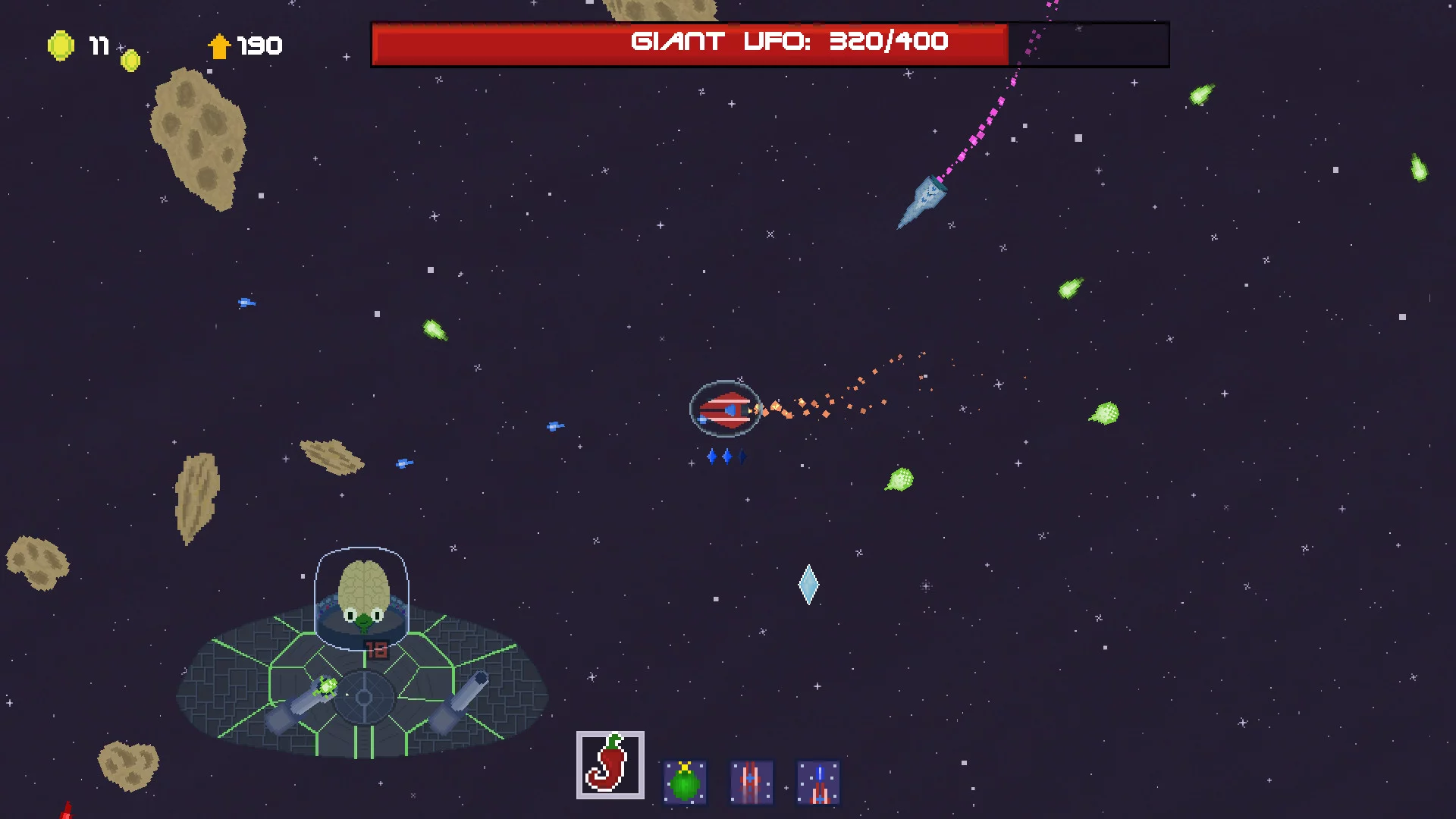 Изображение игры: Aliens&Asteroids