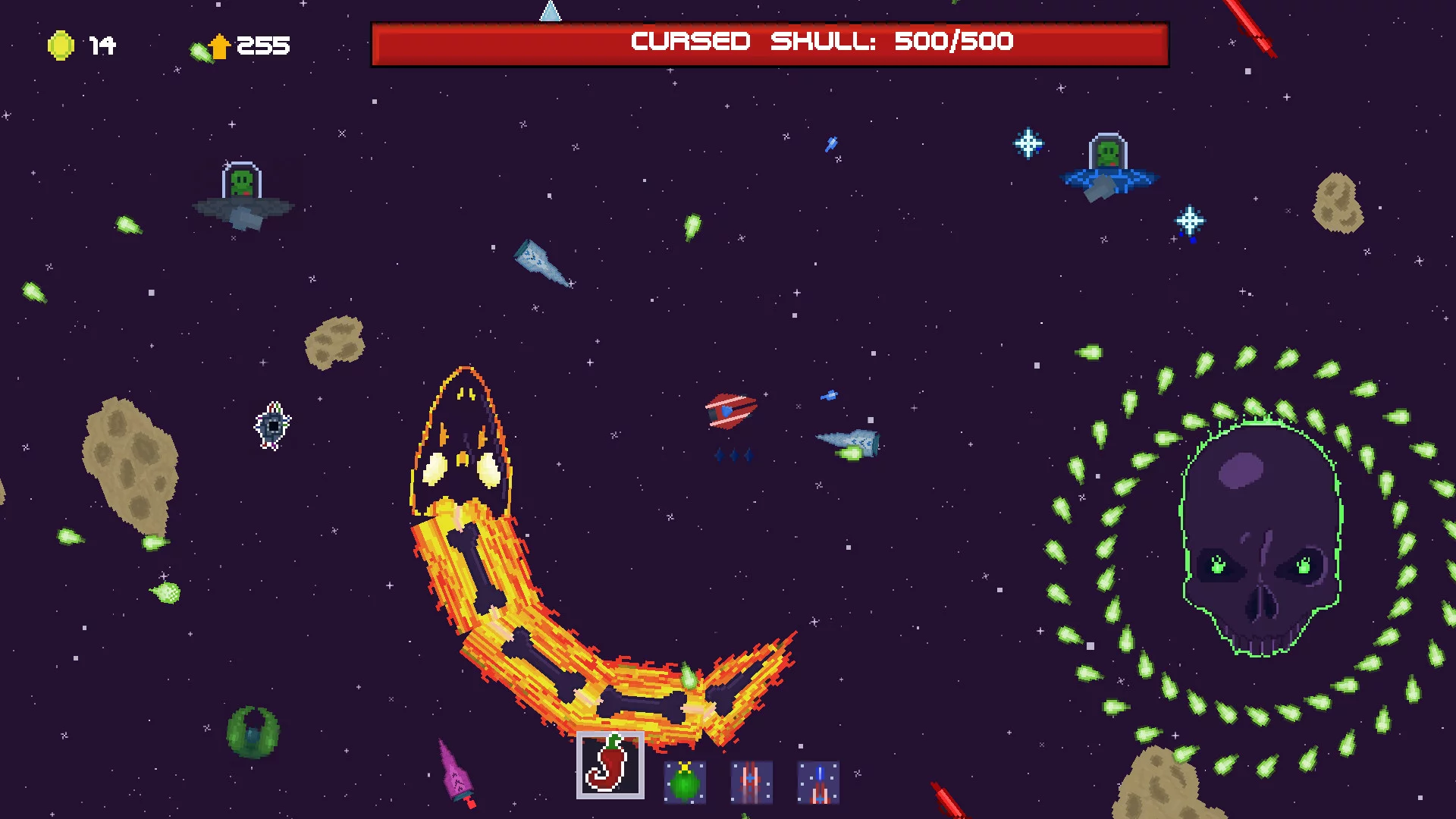 Изображение игры: Aliens&Asteroids