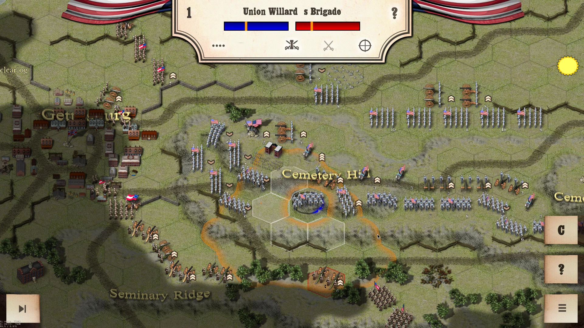 Изображение игры: Civil War: Gettysburg