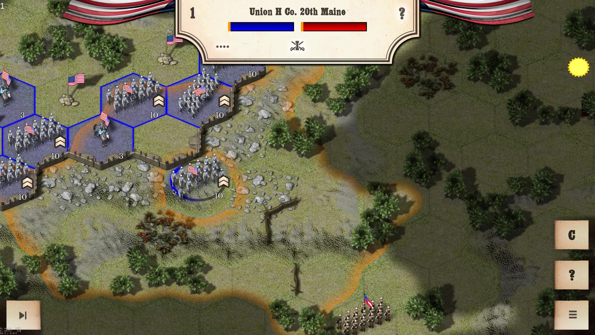 Изображение игры: Civil War: Gettysburg
