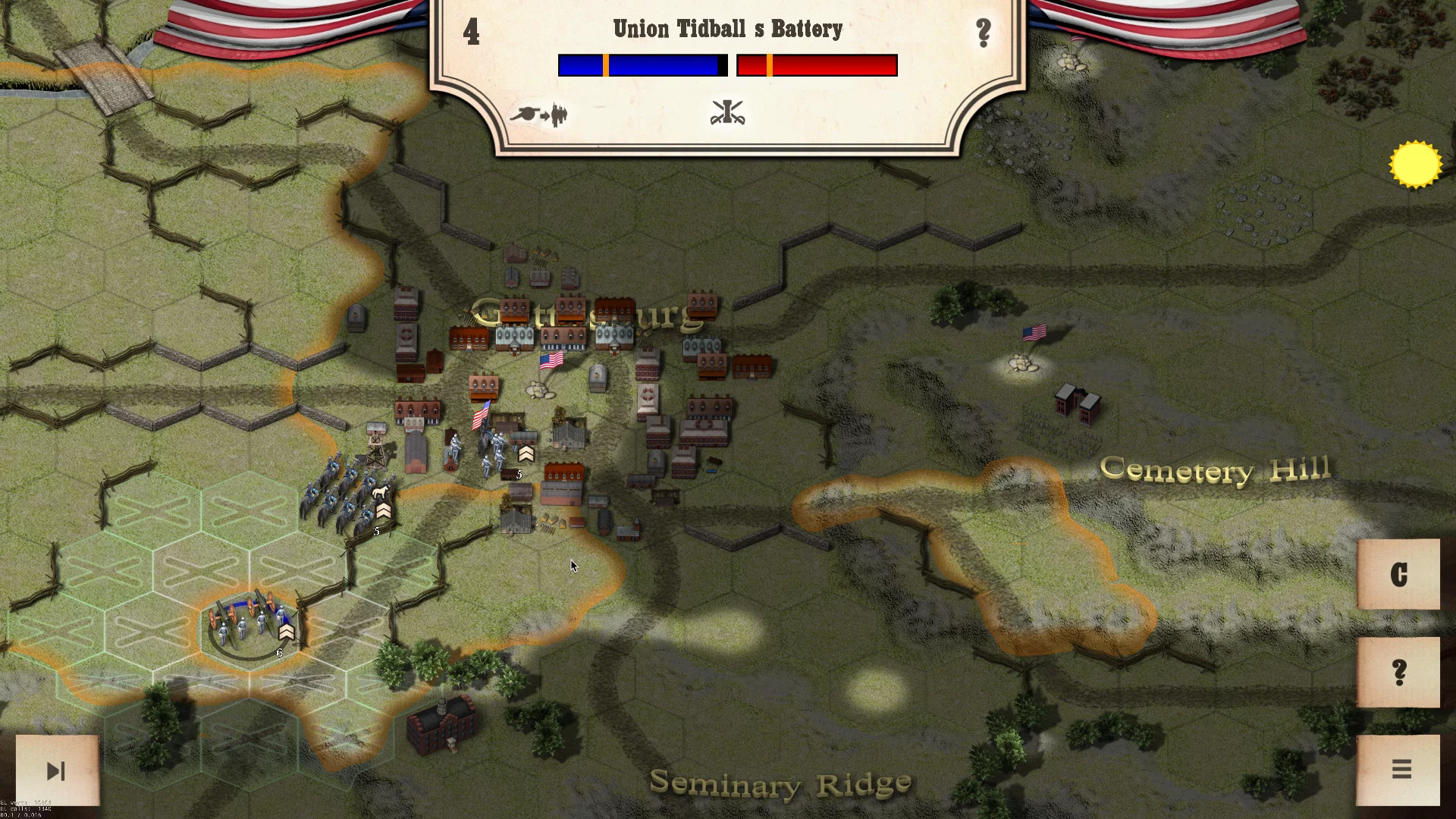 Изображение игры: Civil War: Gettysburg