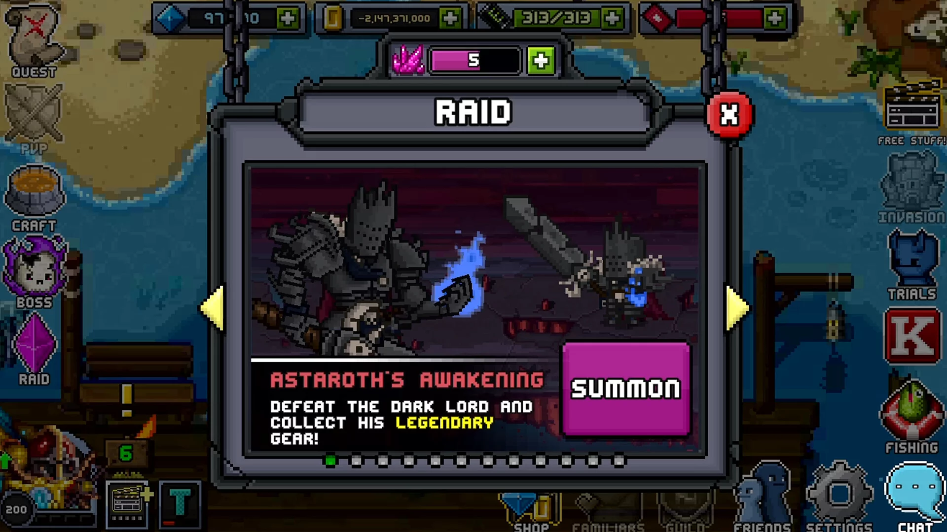 Изображение игры: Bit Heroes Quest