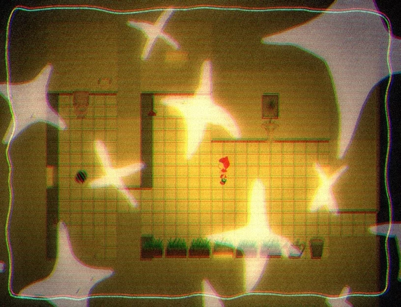 Изображение игры: The Miserable Crimson Hooded Girl