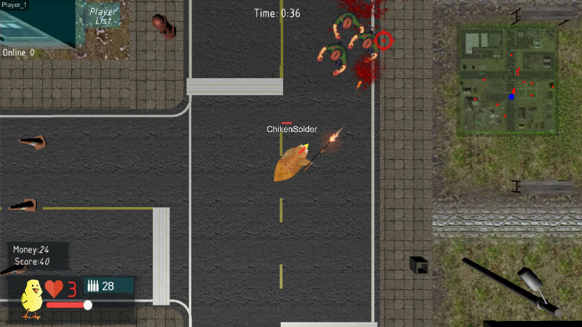 Изображение игры: Chicken Wars