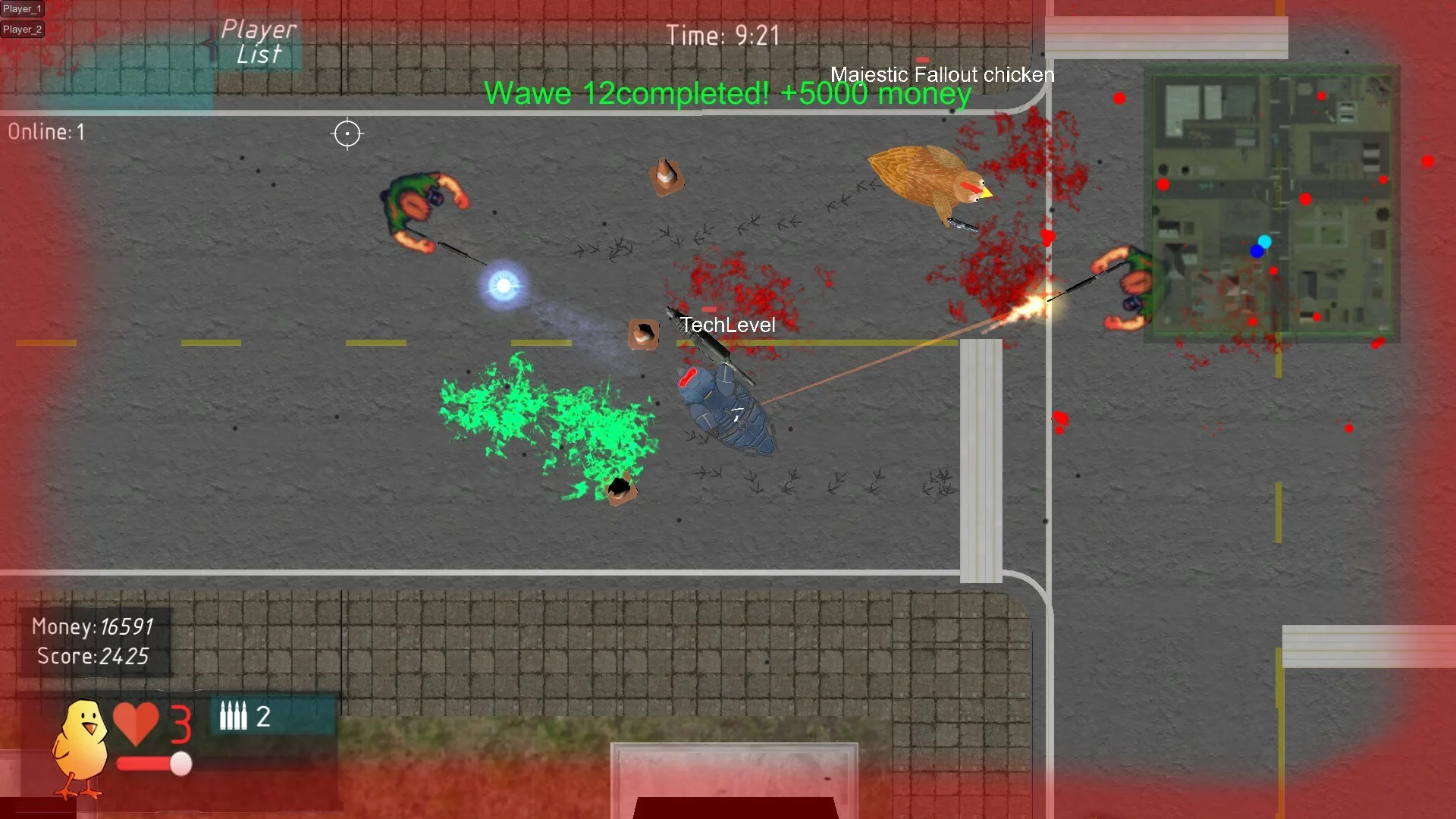 Изображение игры: Chicken Wars