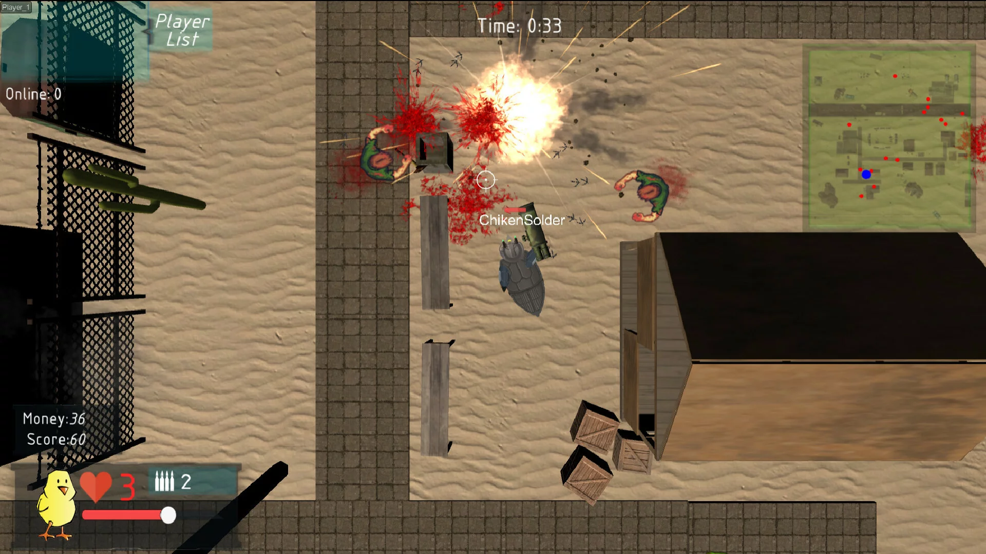 Изображение игры: Chicken Wars