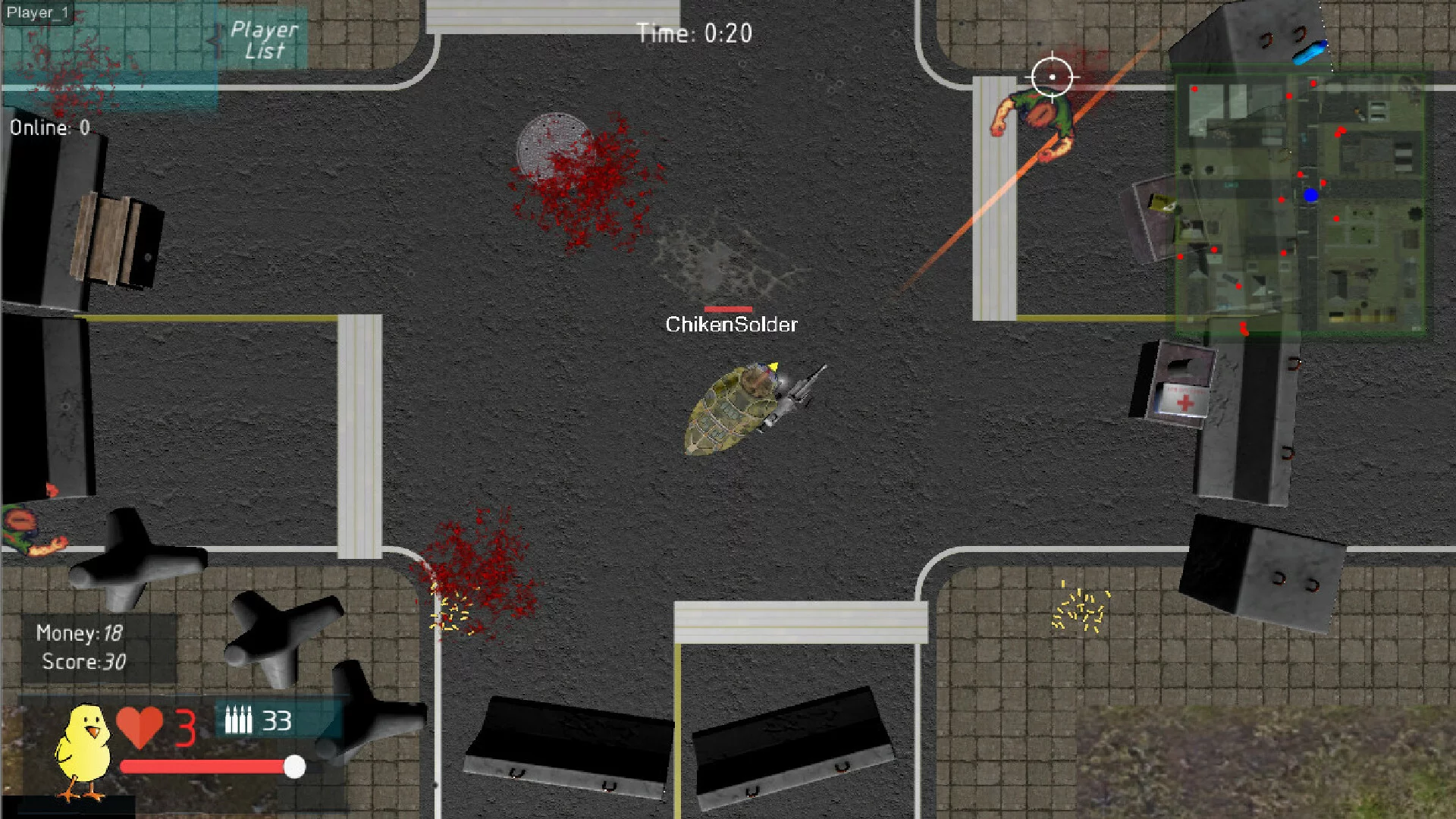 Изображение игры: Chicken Wars