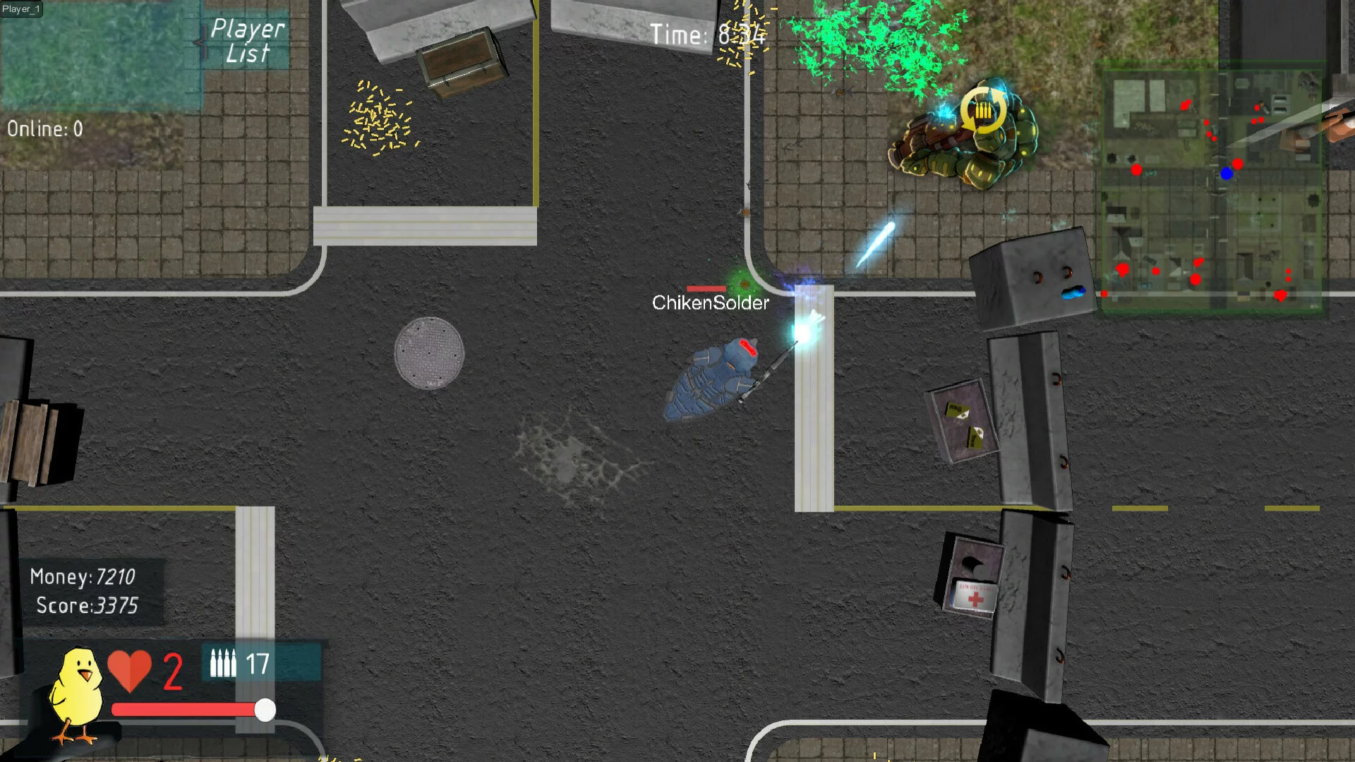 Изображение игры: Chicken Wars