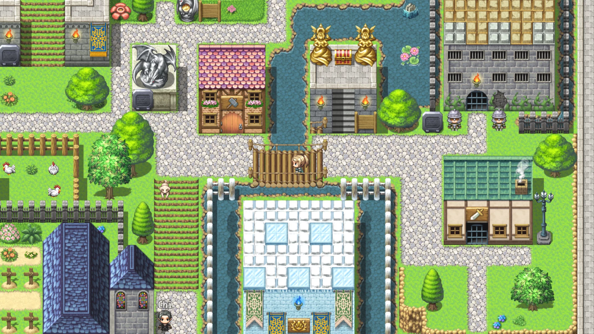 Изображение игры: Exatron Quest L'Epée de Sang