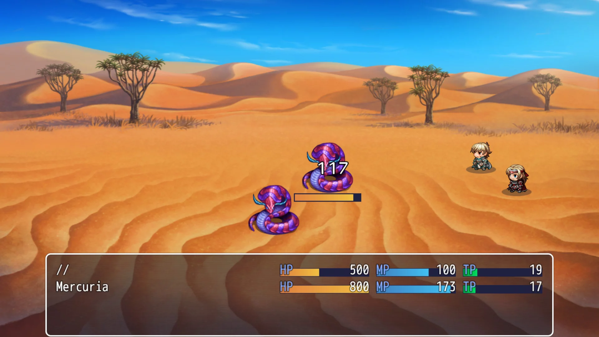 Изображение игры: Exatron Quest L'Epée de Sang