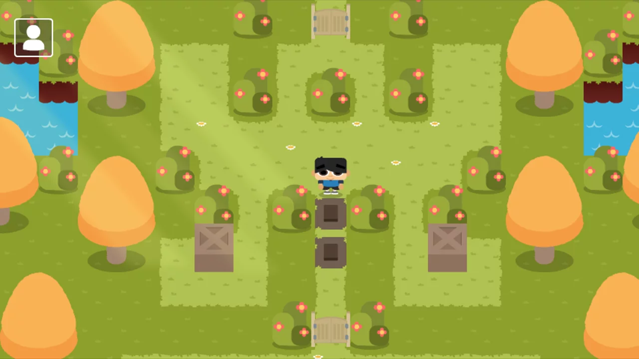 Изображение игры: Sokoban Land DX