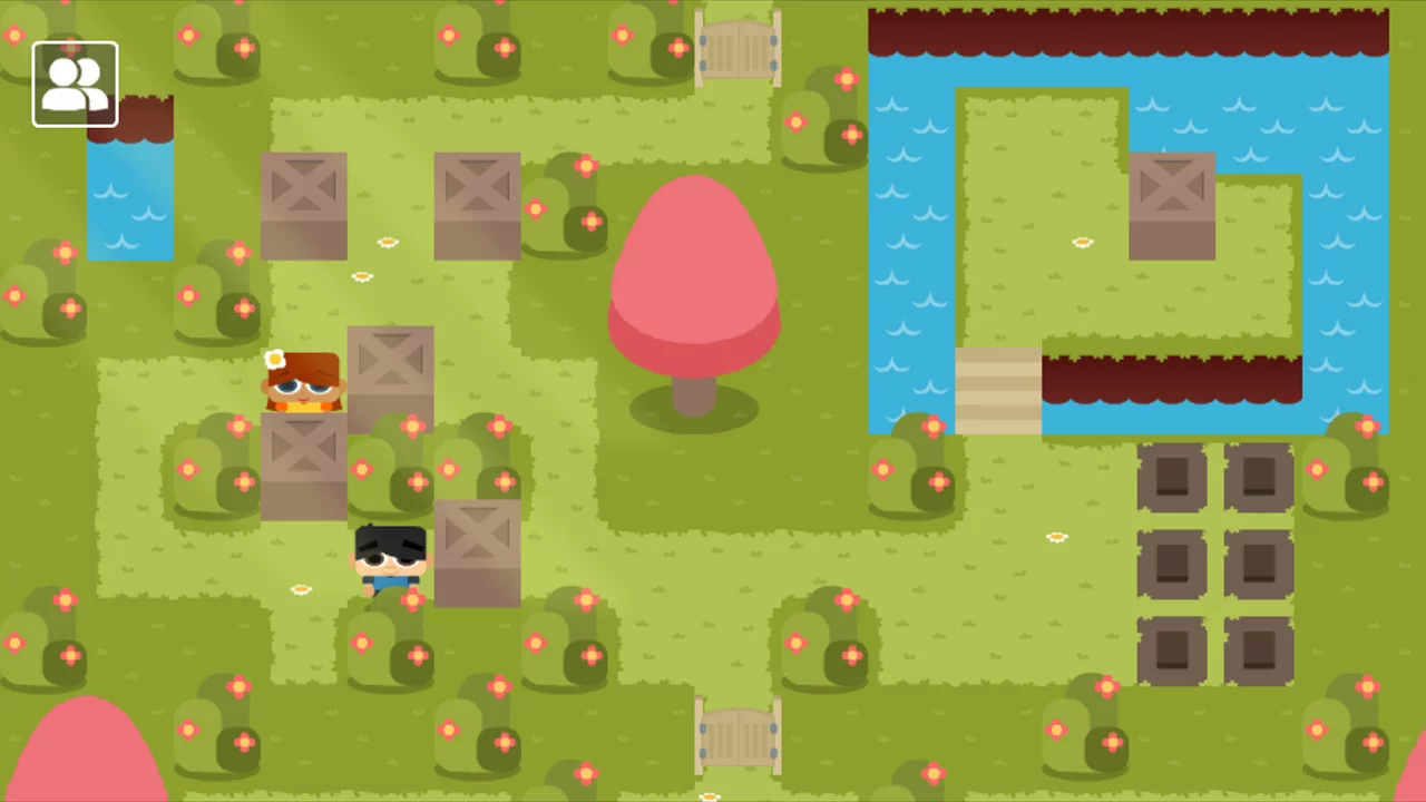 Изображение игры: Sokoban Land DX