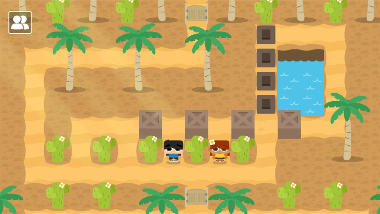 Изображение игры: Sokoban Land DX