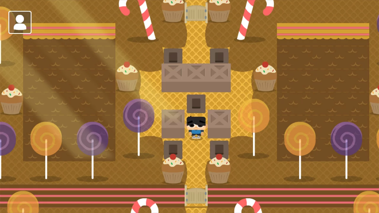 Изображение игры: Sokoban Land DX