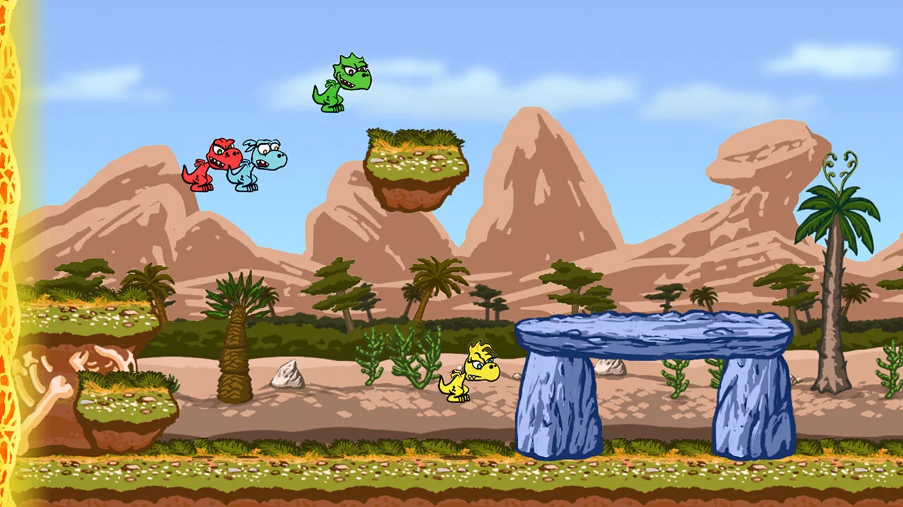 Изображение игры: Explosive Dinosaurs