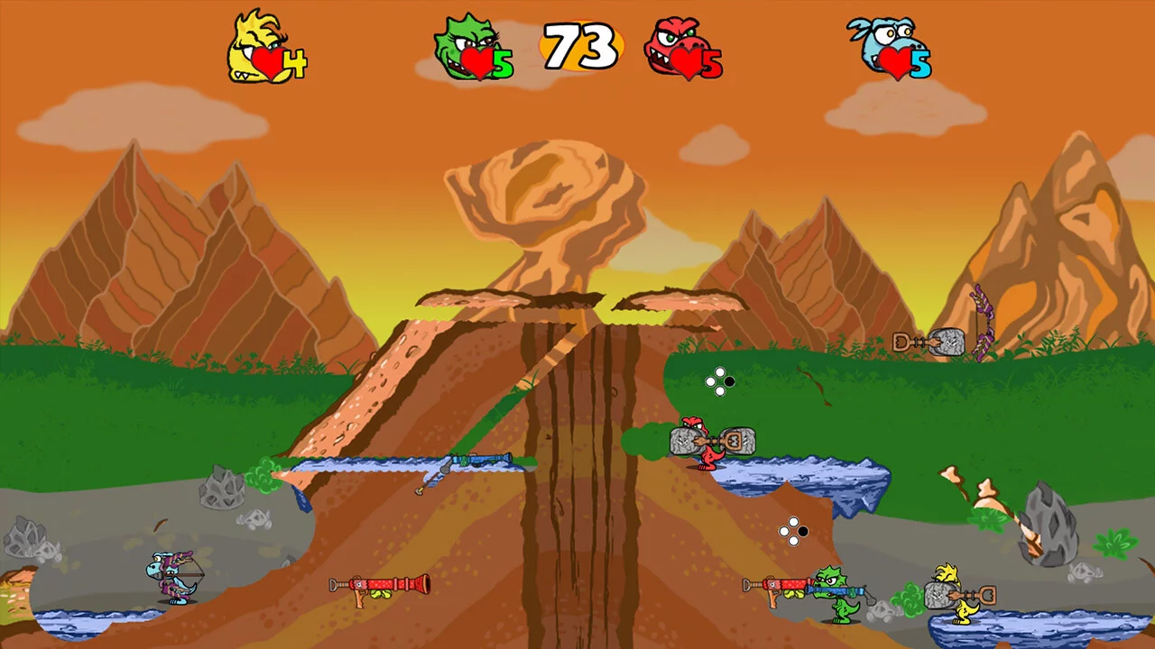 Изображение игры: Explosive Dinosaurs