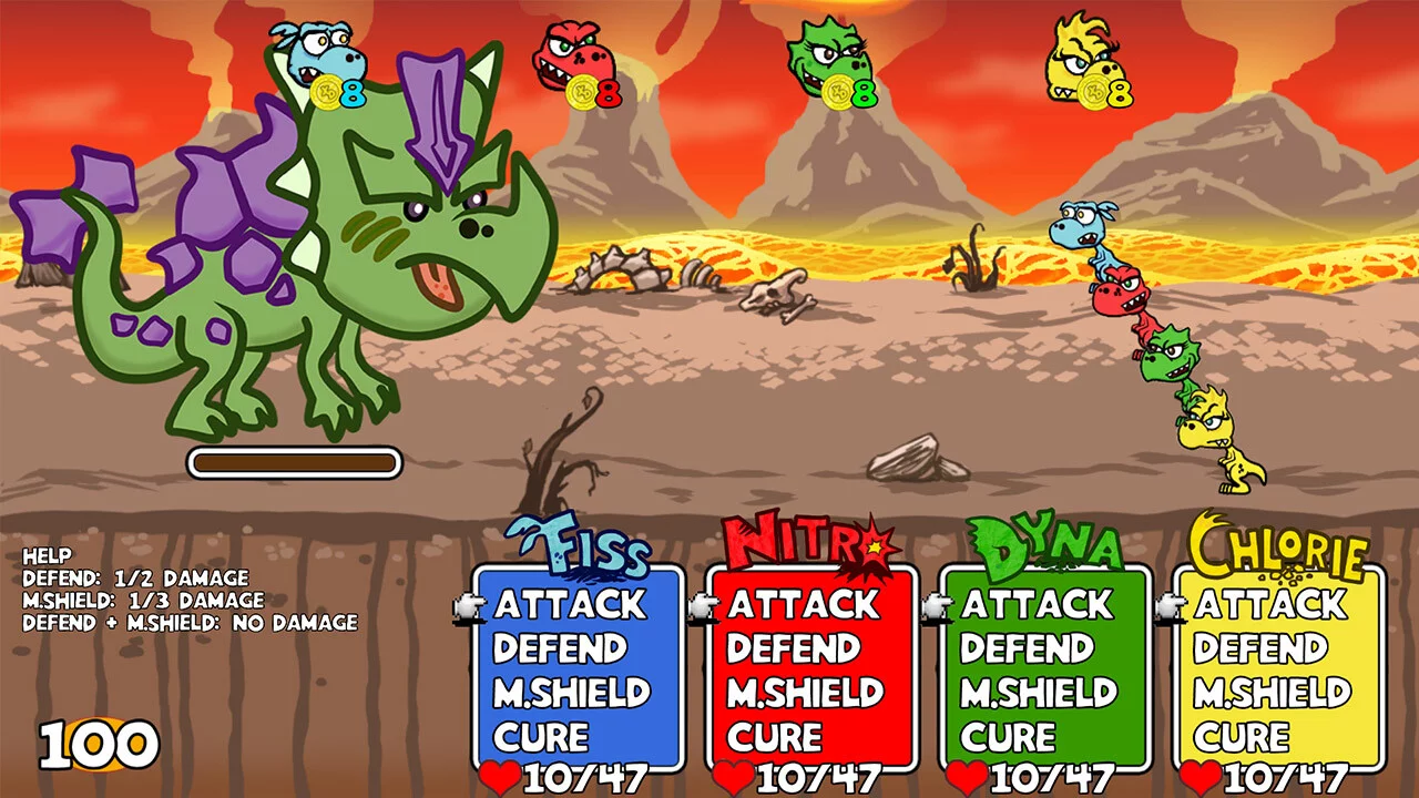 Изображение игры: Explosive Dinosaurs