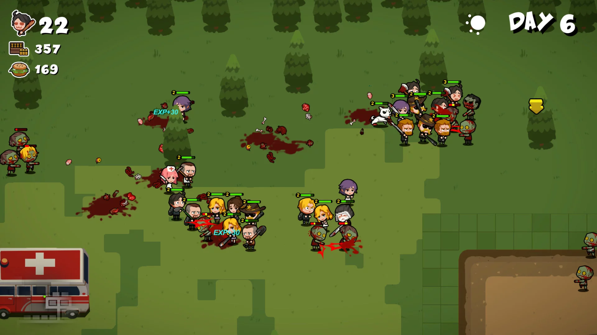Изображение игры: Run!ZombieFood!