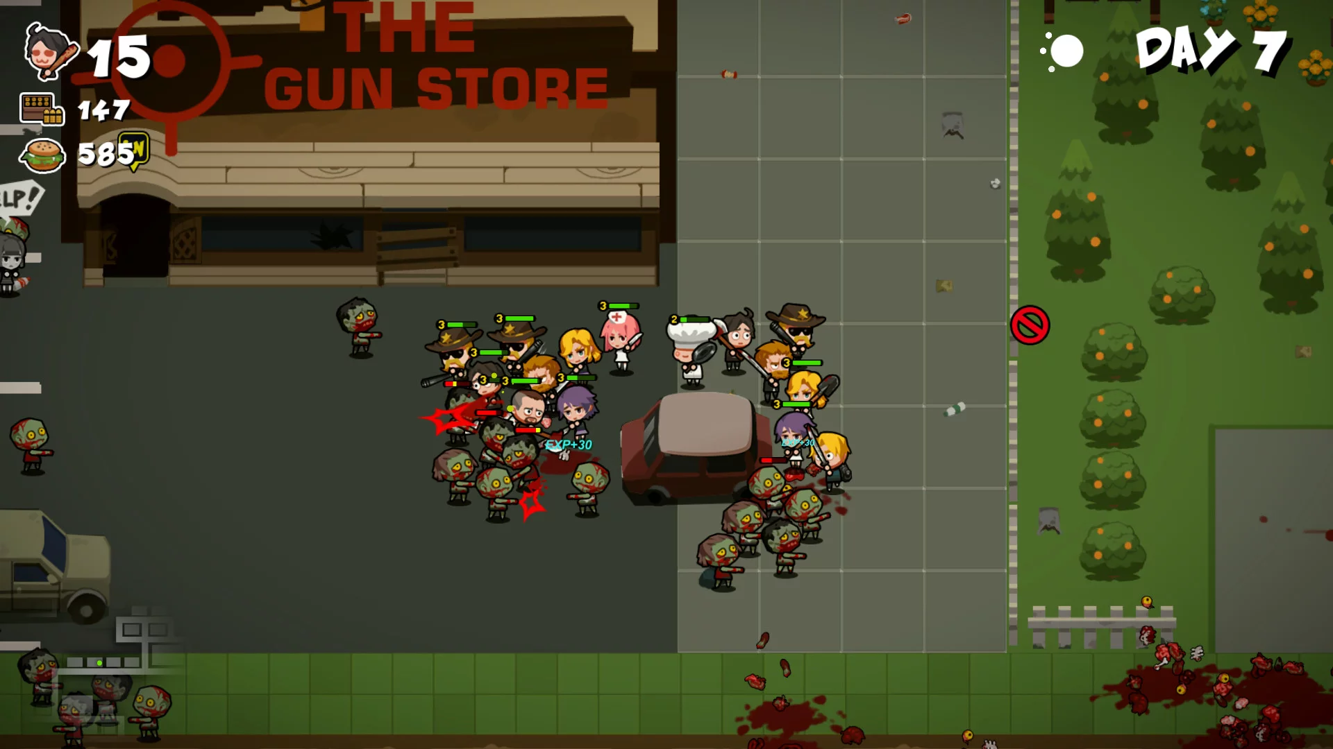 Изображение игры: Run!ZombieFood!