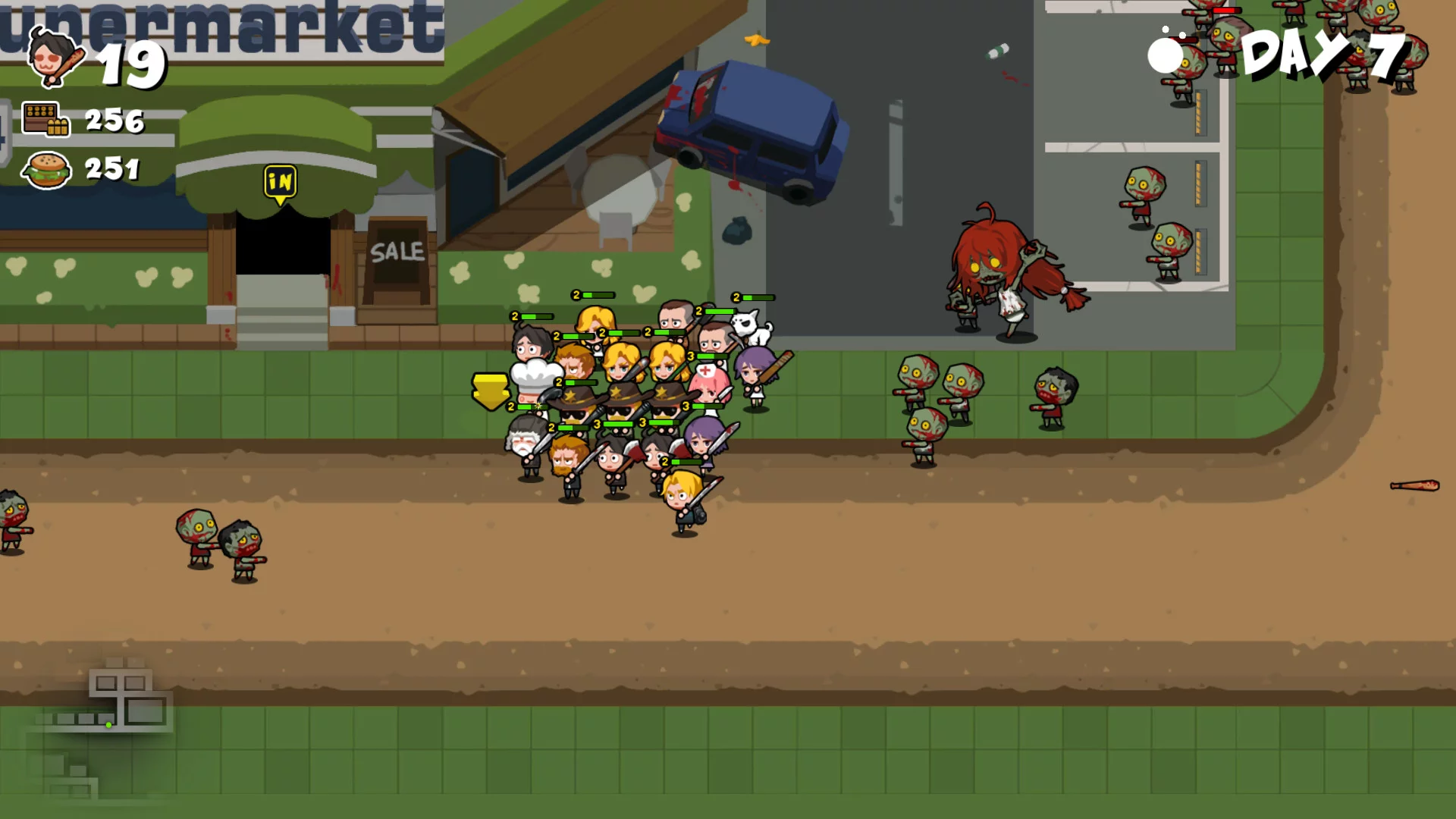 Изображение игры: Run!ZombieFood!