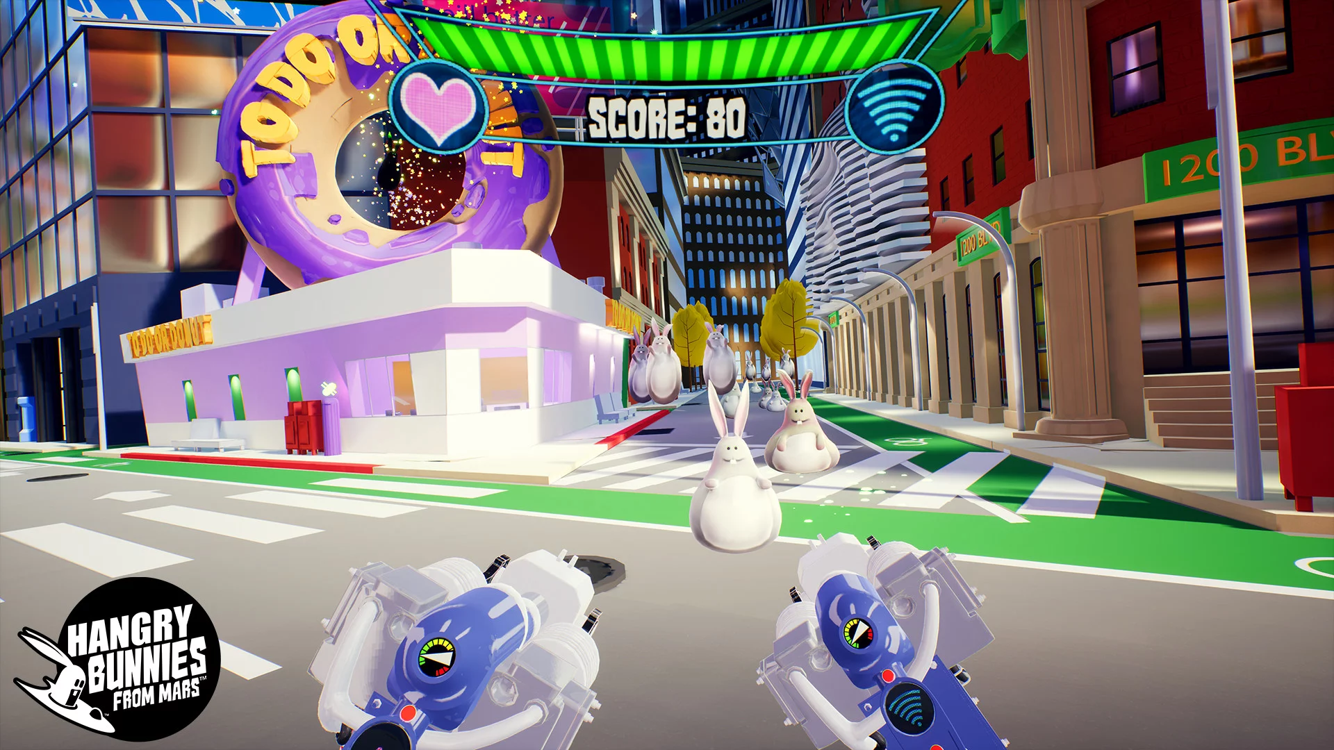 Изображение игры: Hangry Bunnies From Mars