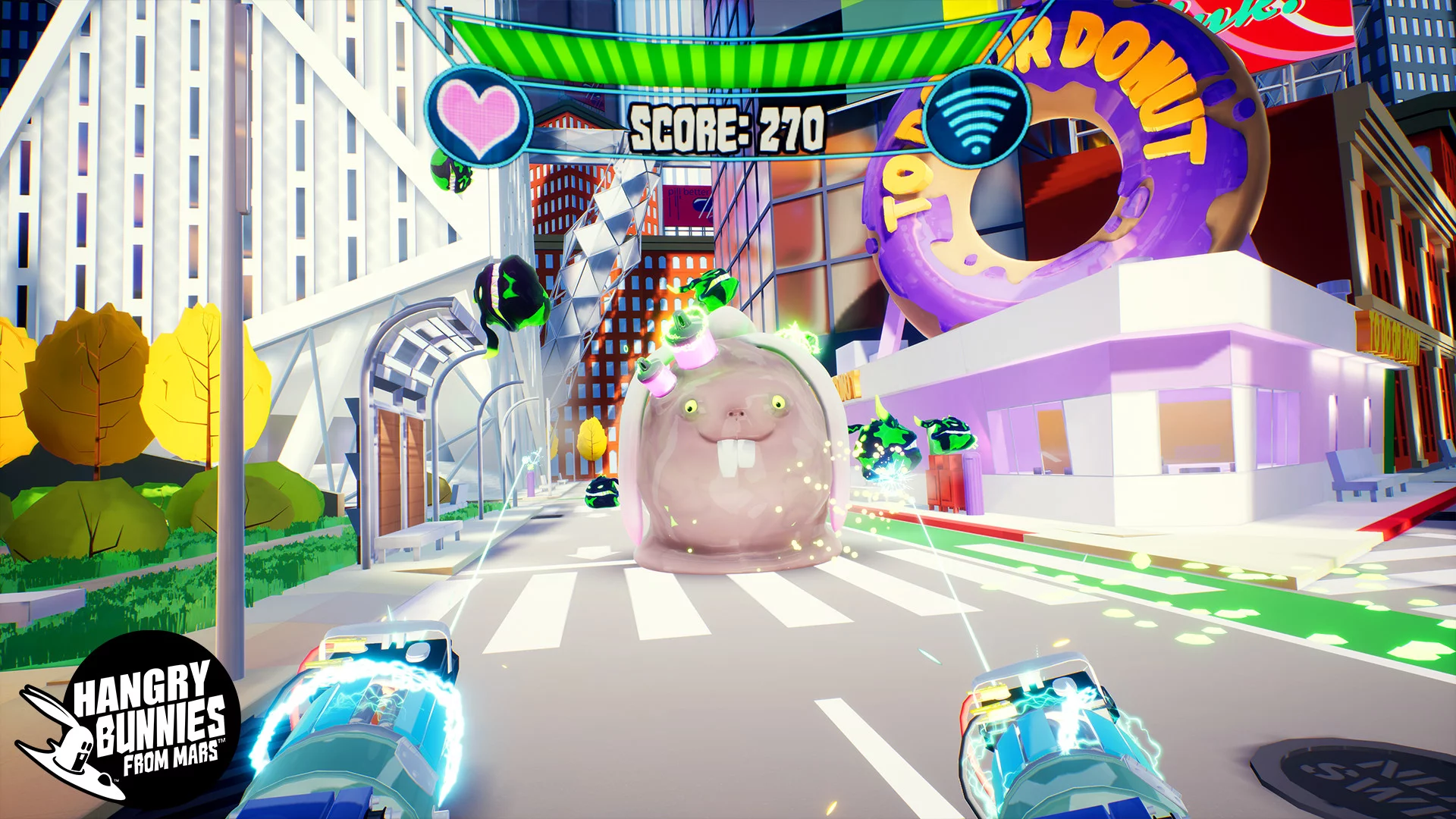 Изображение игры: Hangry Bunnies From Mars