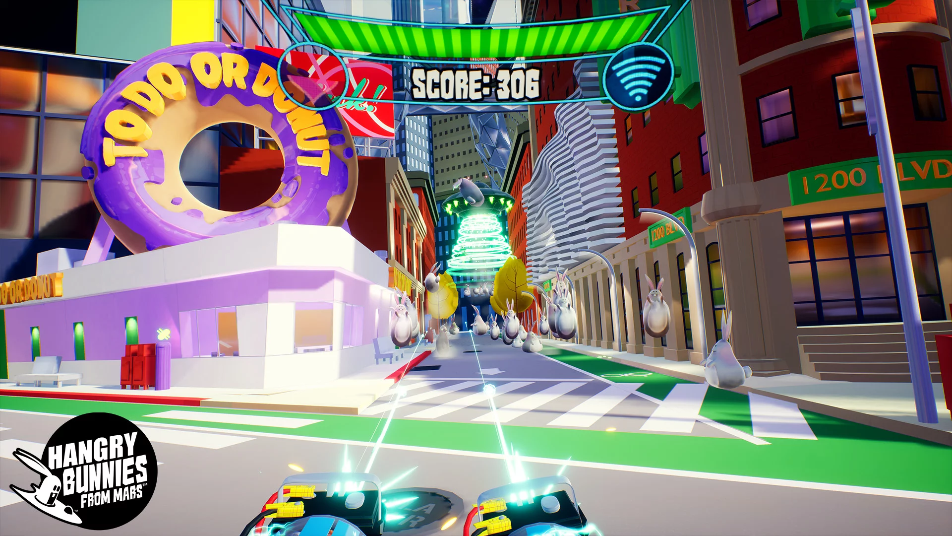 Изображение игры: Hangry Bunnies From Mars