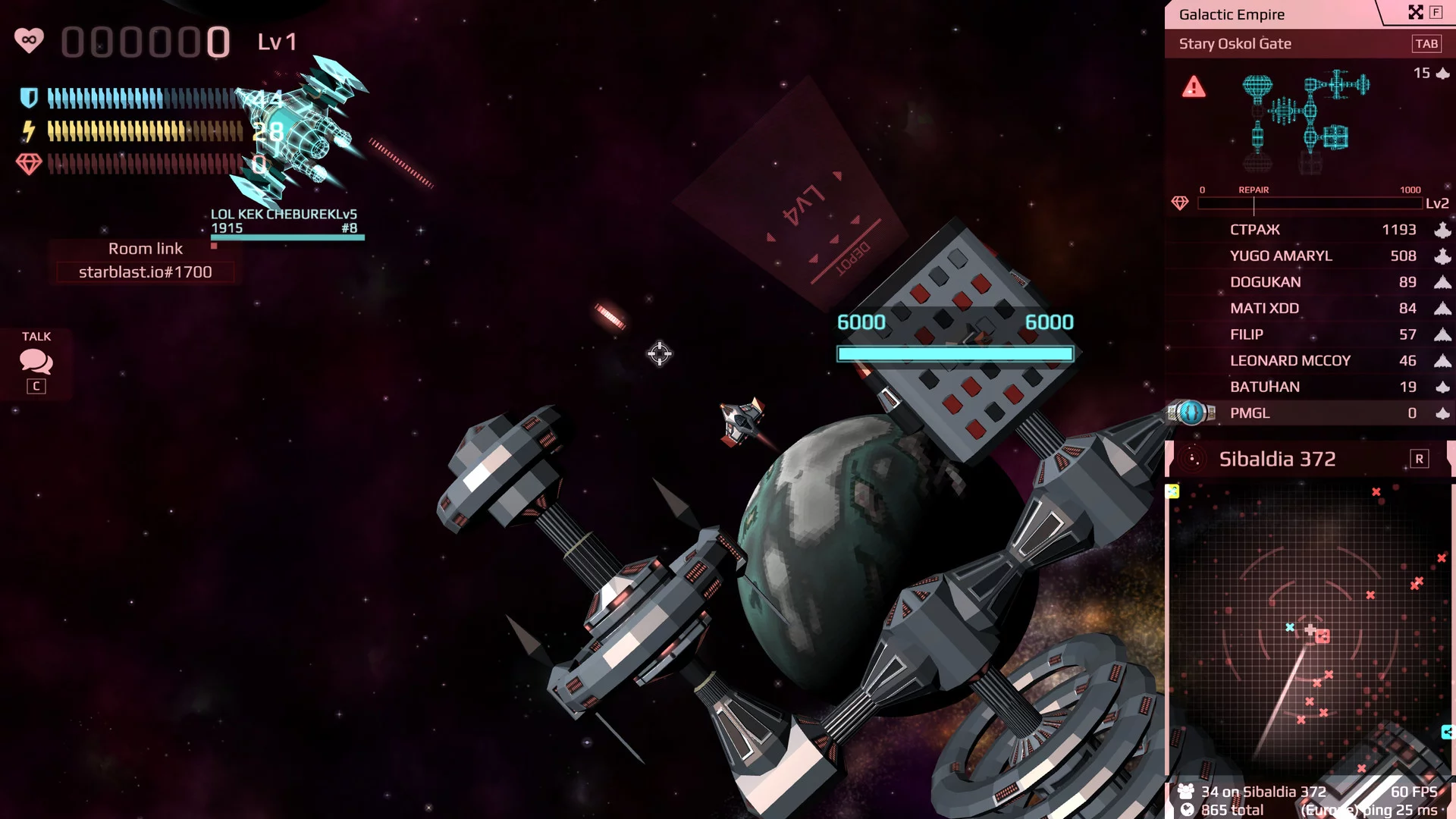 Изображение игры: Starblast