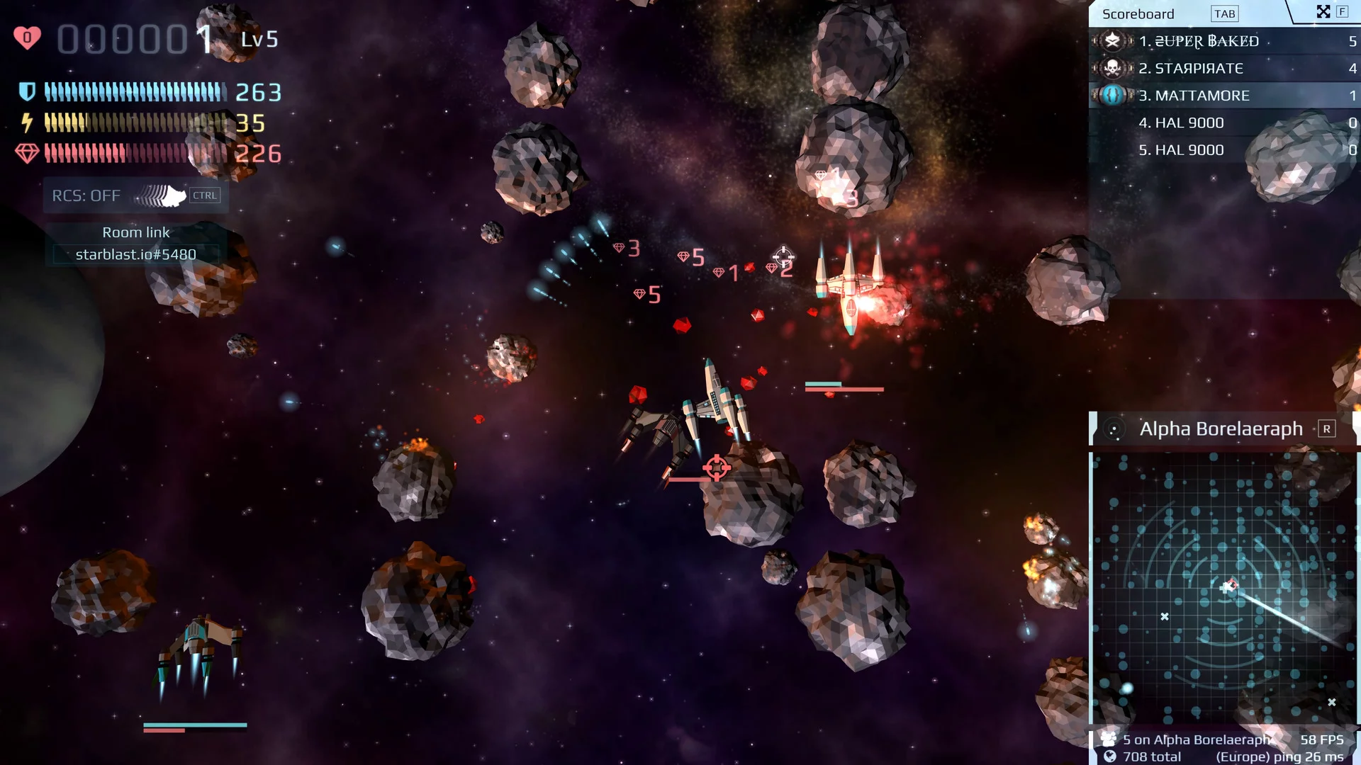 Изображение игры: Starblast
