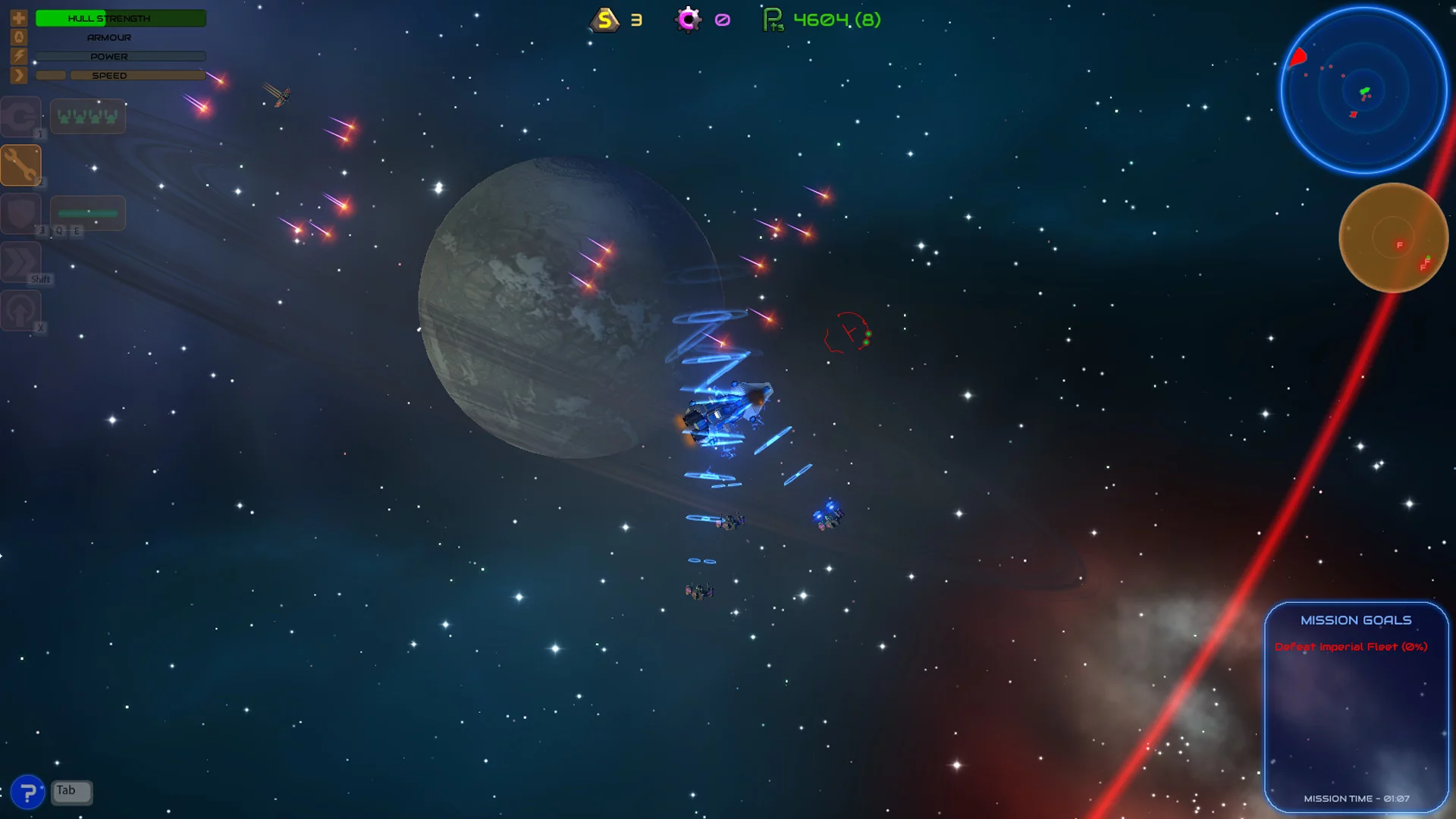 Изображение игры: Space Battlecruiser