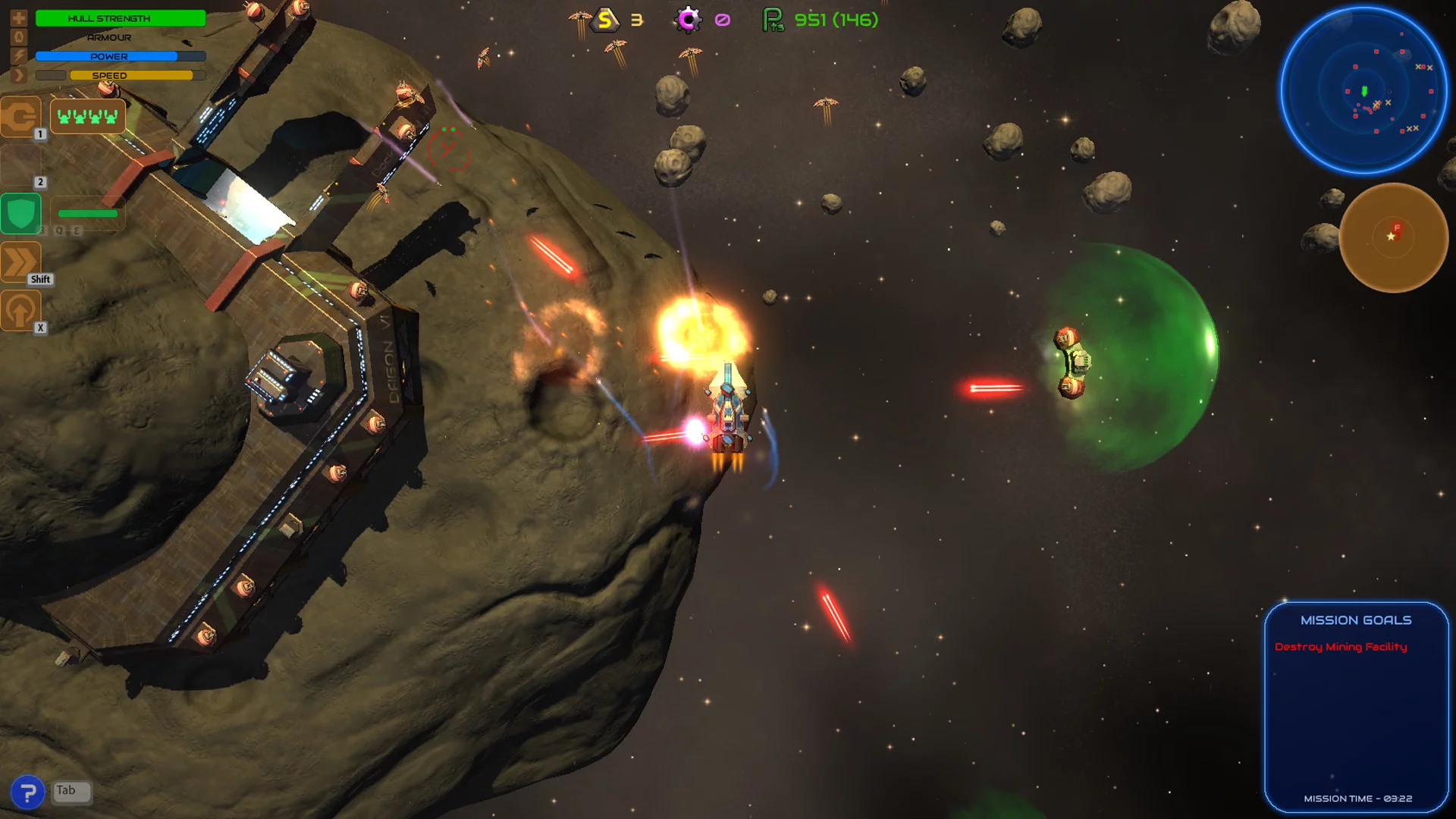 Изображение игры: Space Battlecruiser