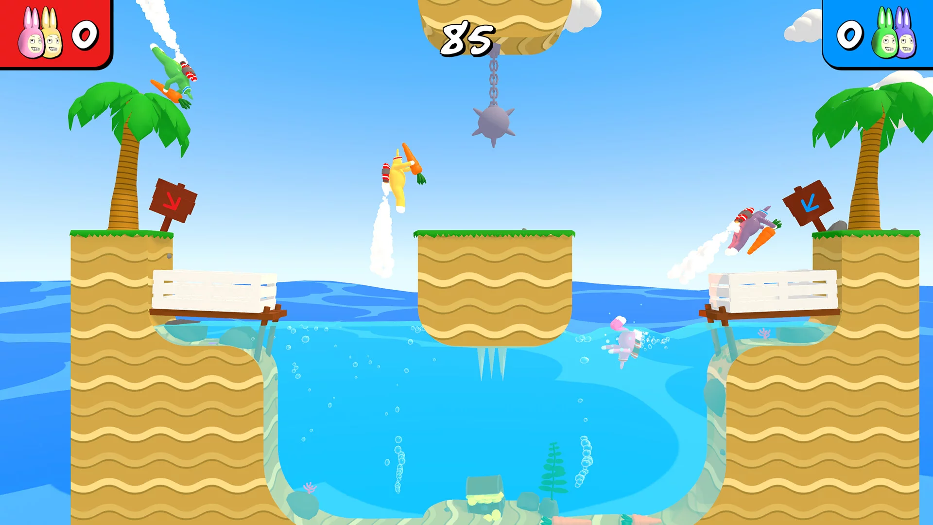 Изображение игры: Super Bunny Man