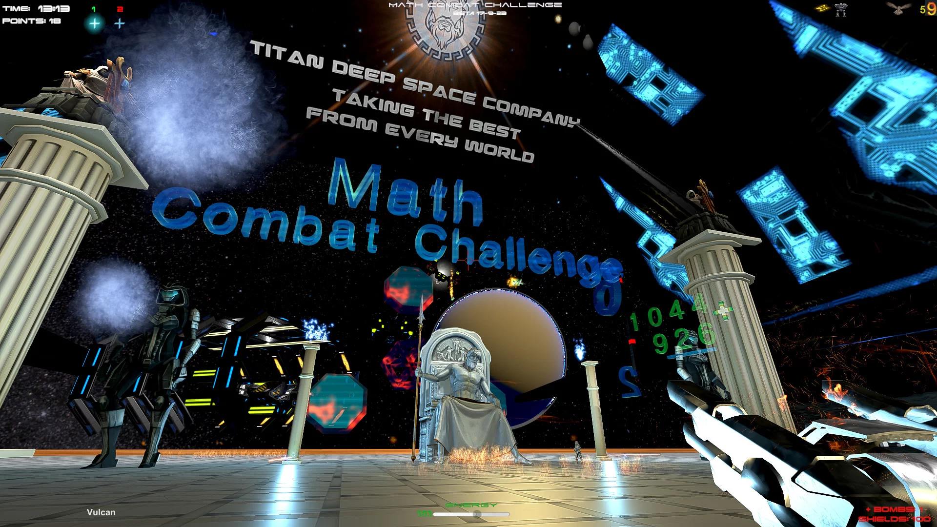 Изображение игры: Math Combat Challenge