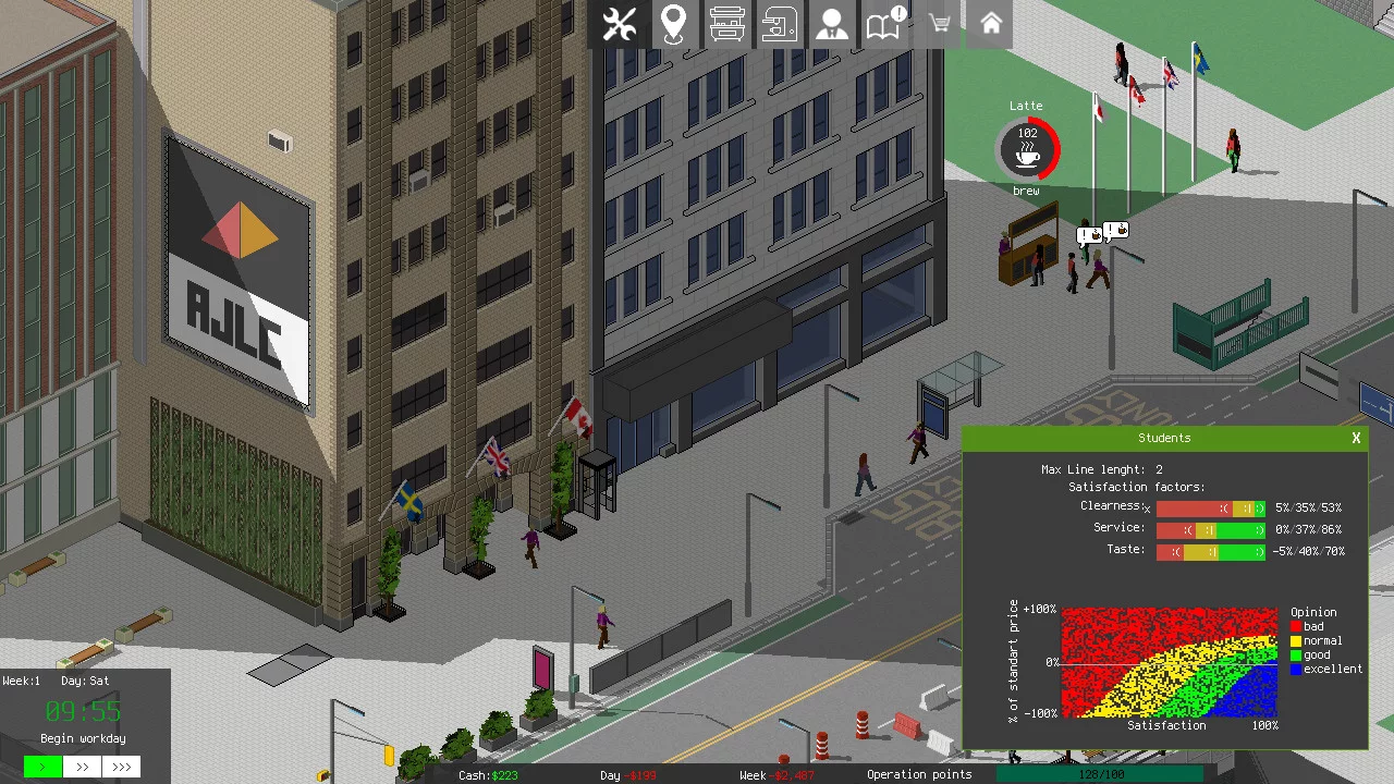 Изображение игры: CoffeeBiz Tycoon