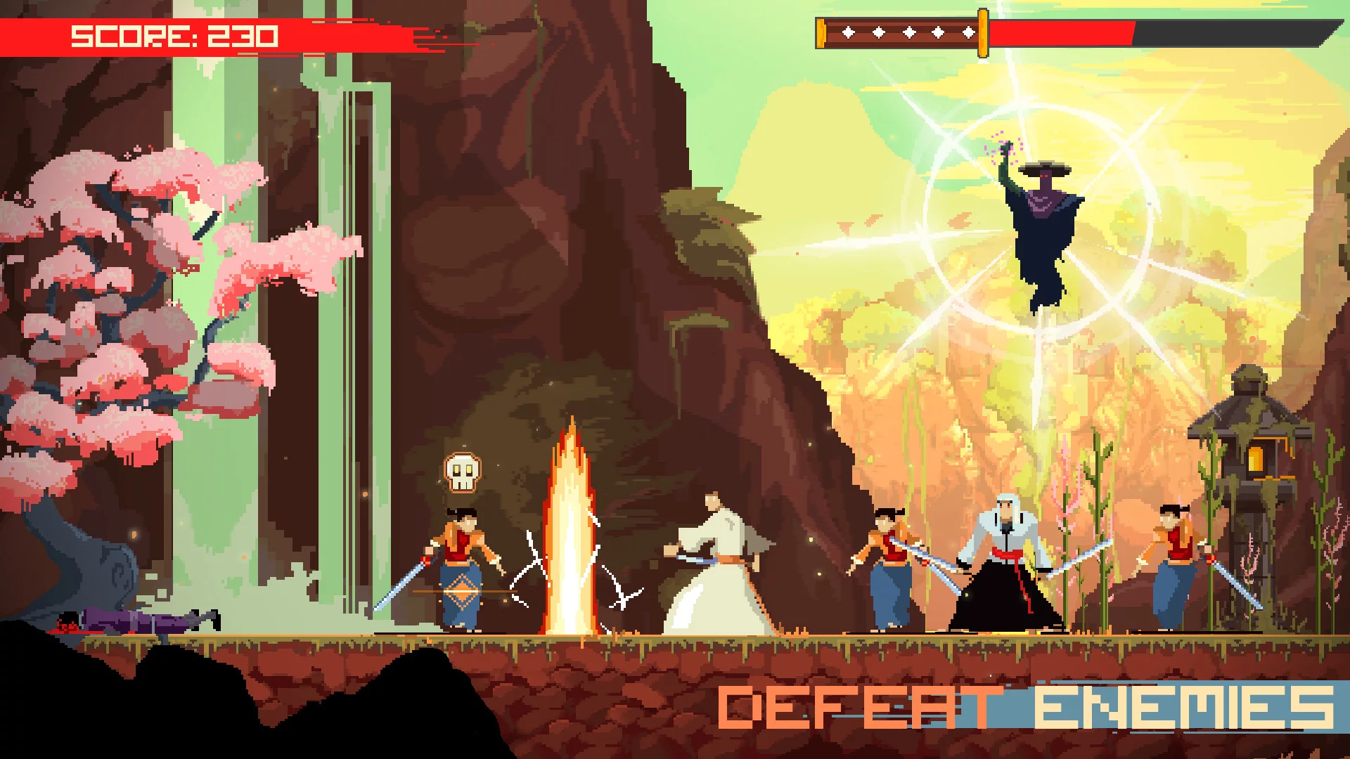 Изображение игры: Super Samurai Rampage