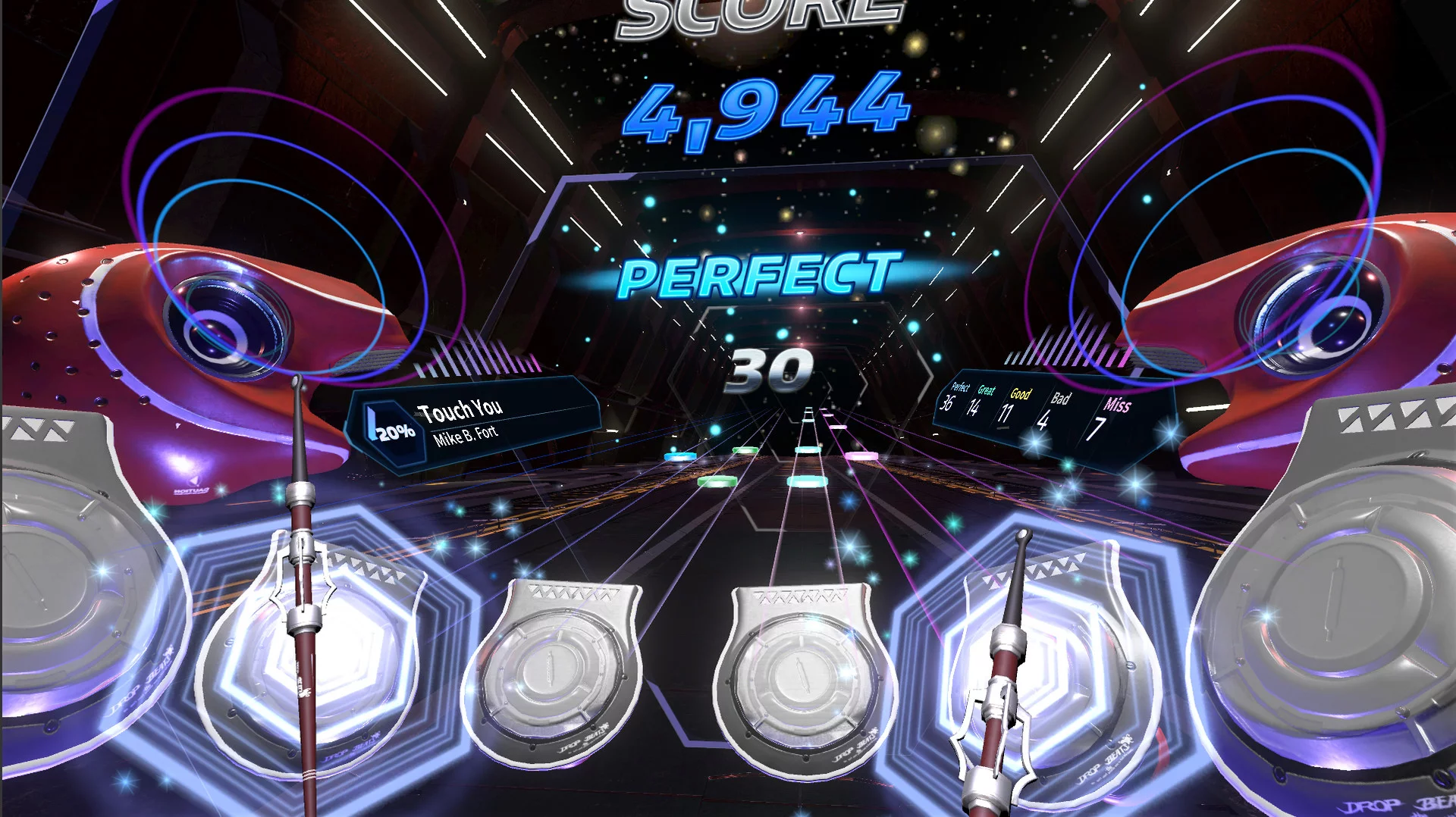 Изображение игры: Into the Rhythm VR