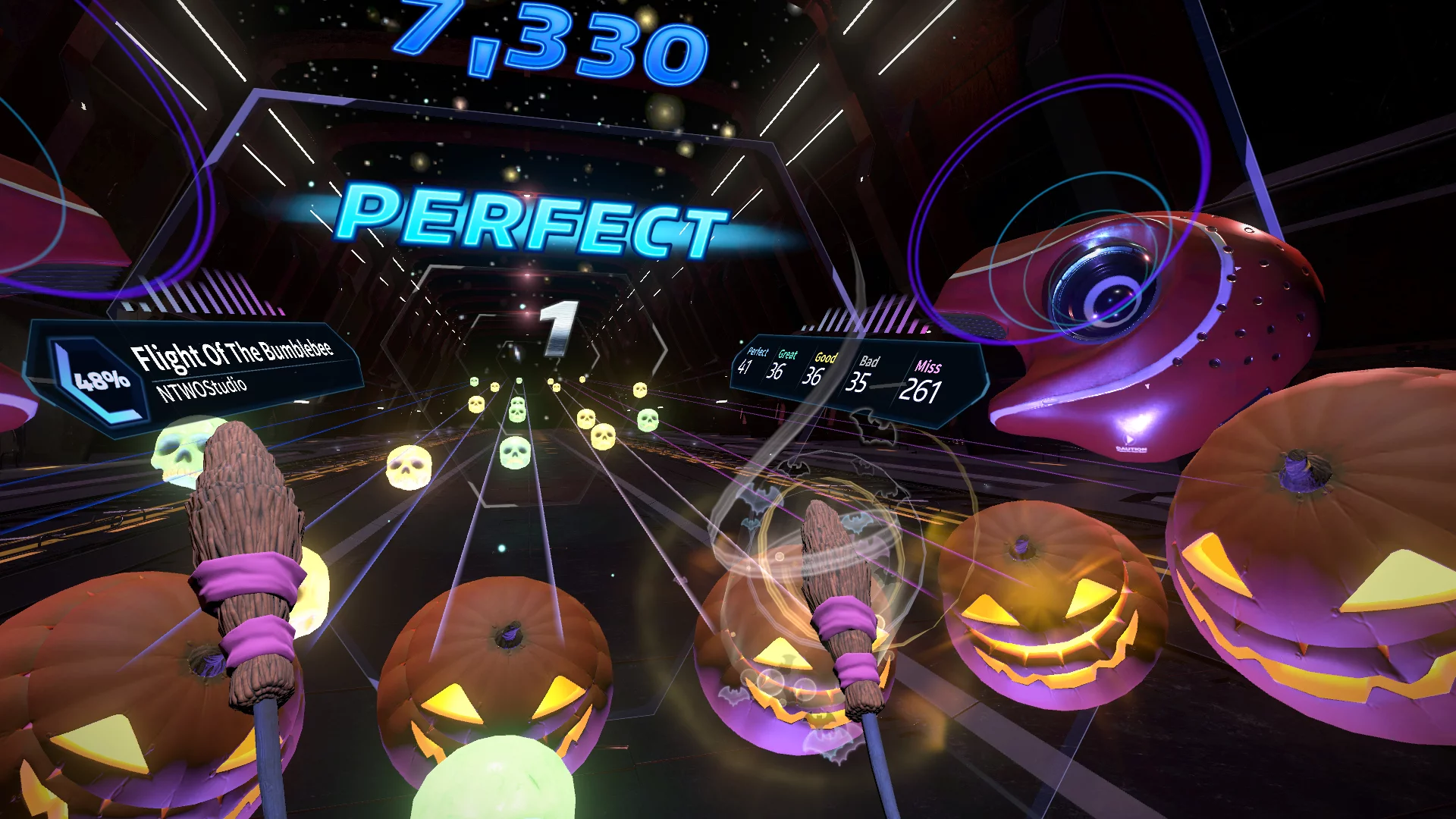 Изображение игры: Into the Rhythm VR