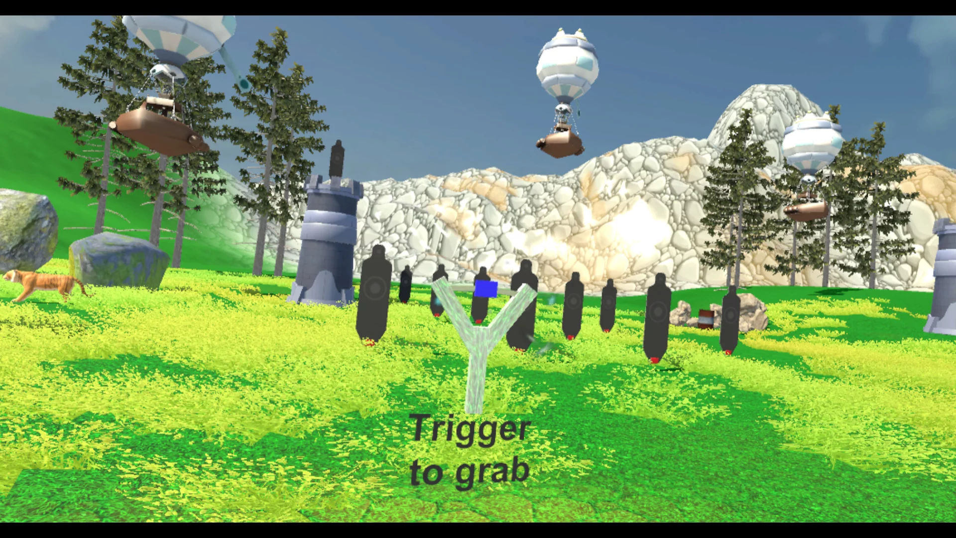 Изображение игры: Slingshot Hero VR