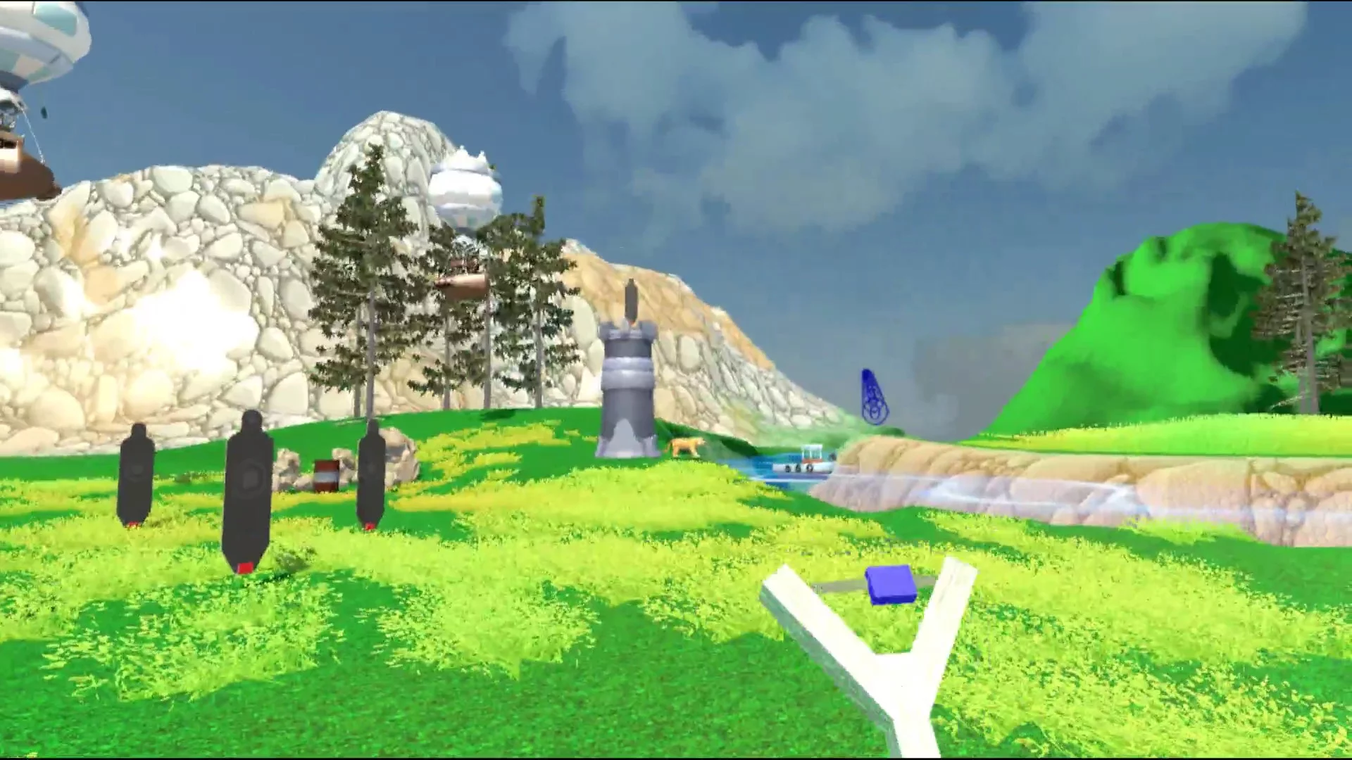 Изображение игры: Slingshot Hero VR