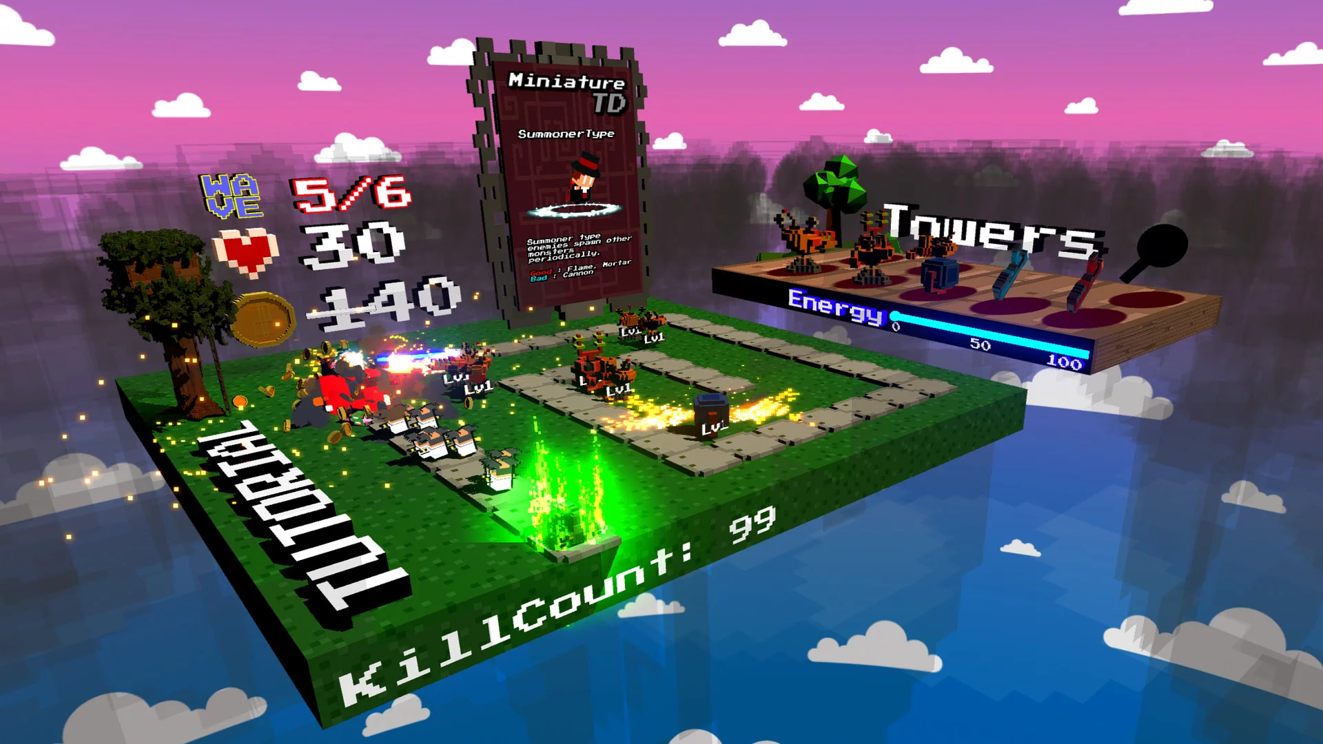 Изображение игры: Miniature TD - VR