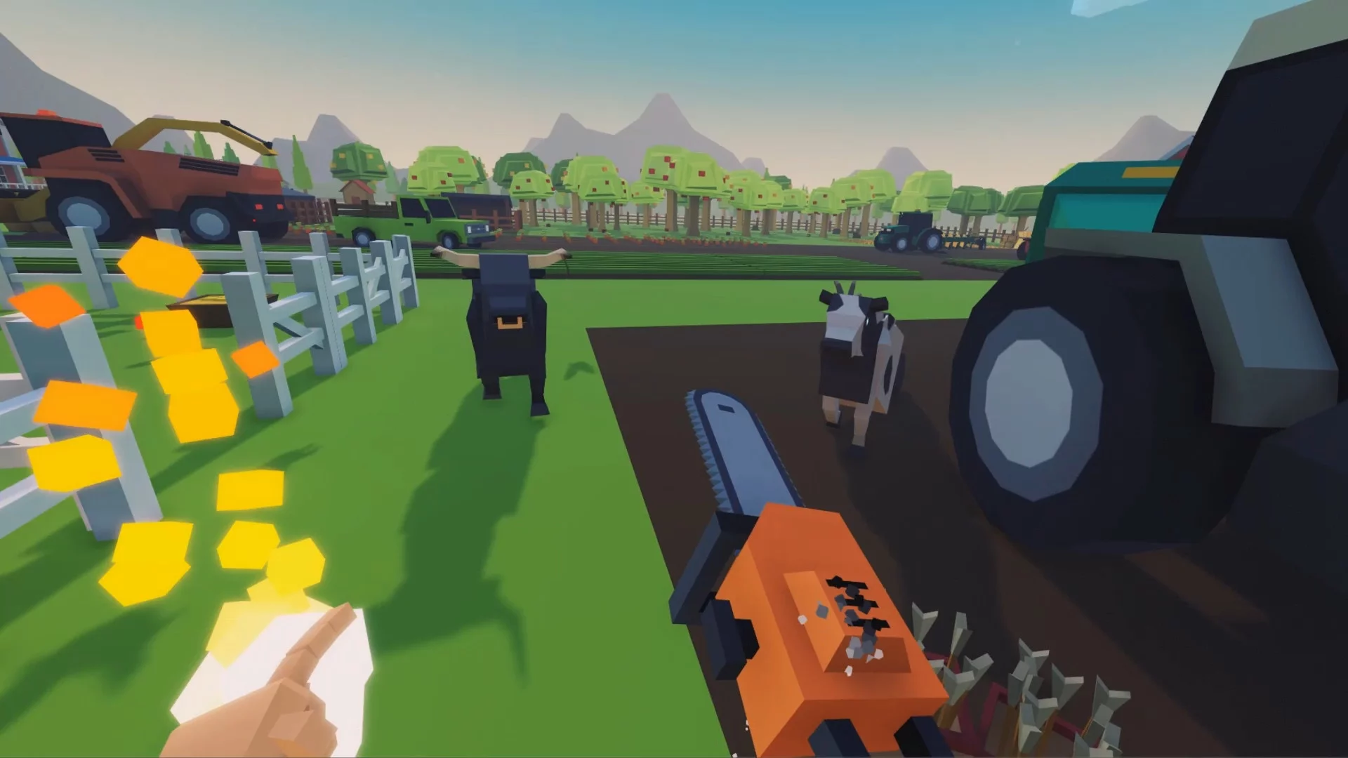 Изображение игры: Mad Farm VR
