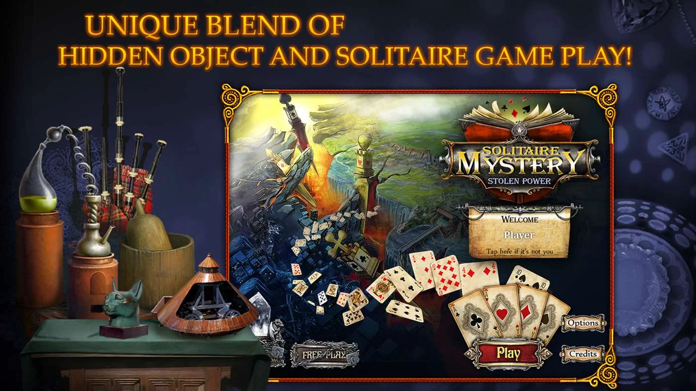Изображение игры: Solitaire Mystery: Stolen Power